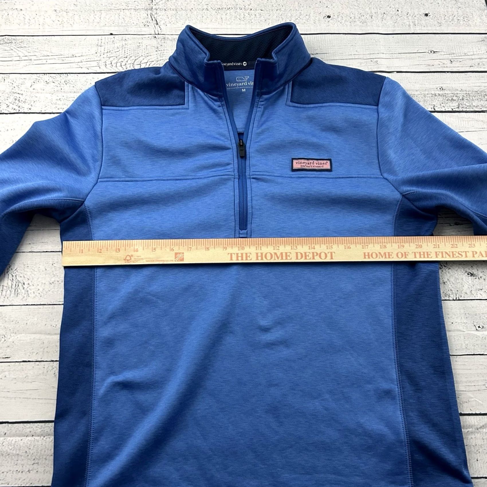 Vineyard Vines Vineyard Vines Jacket Fleece Lined 1/4 Zip Pullover Blue Men's M Size US M / EU 48-50 / 2 - 5 Thumbnail