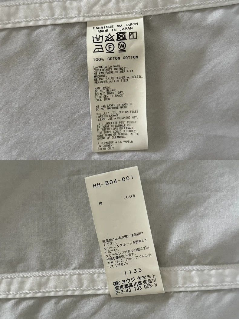 Yohji Yamamoto Yohji Yamamoto Yohji Yamamoto Pour Homme Long Sleeve Shirt Size US M / EU 48-50 / 2 - 7 Thumbnail