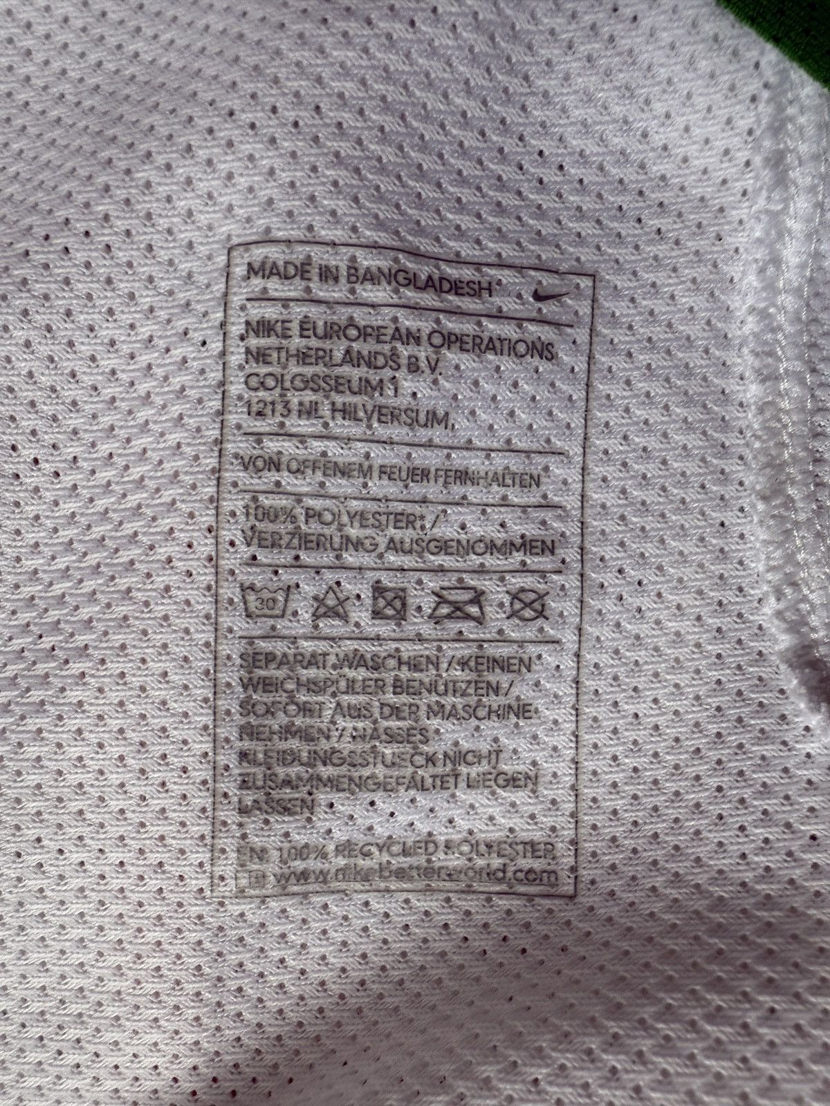 Nike × Vintage Koszulka piłkarska Nike Werder Bremen 2010/11 Player Issue Size US L / EU 52-54 / 3 - 14 Thumbnail