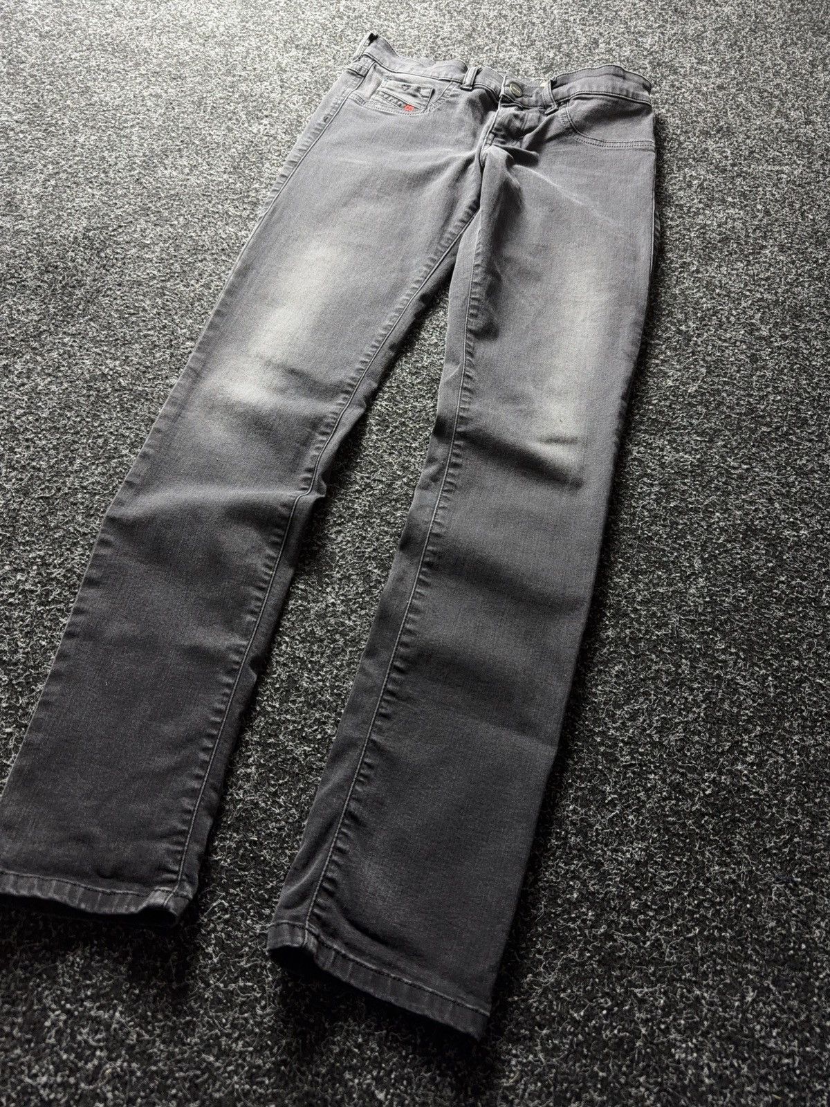 Diesel 00s Diesel LIVER-S Super Slim Grey Faded Denim Skinny Fit Size 28" / US 6 / IT 42 - 3 Thumbnail