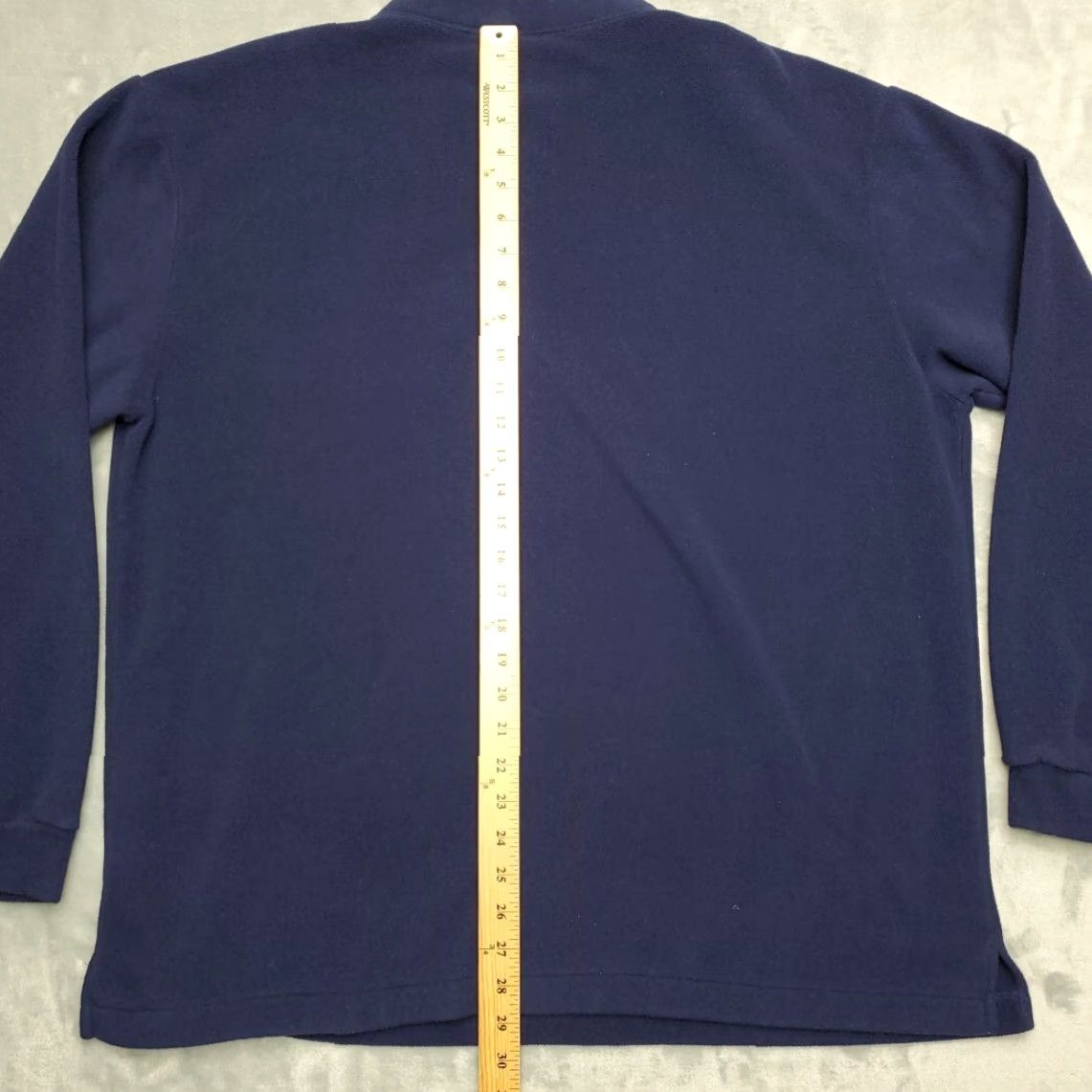 Vintage LL Bean Sweater Mens XL Blue Henley Button Pullover Fleece All Seasons Casual Solid Weathered Comfort Size US XL / EU 56 / 4 - 6 Thumbnail