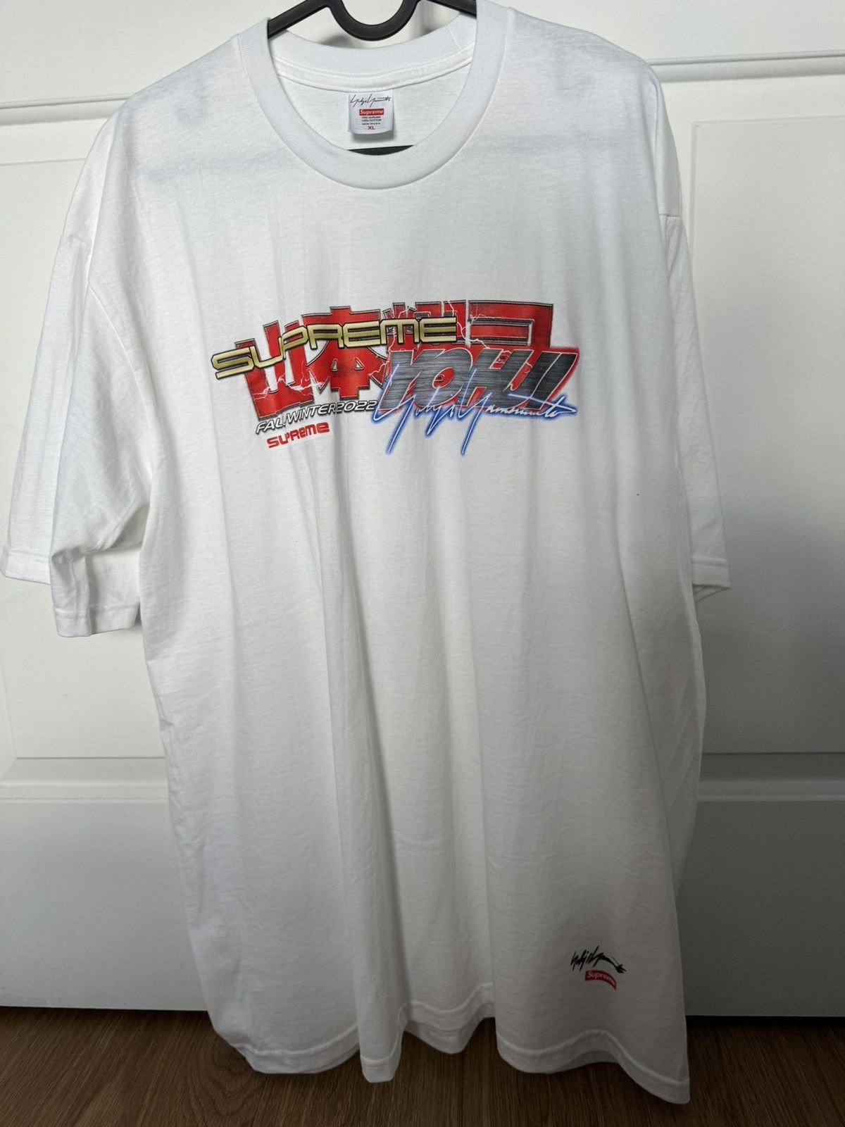 Supreme Supreme Yohji Yamamoto TEKKEN Tee White XLarge | Grailed