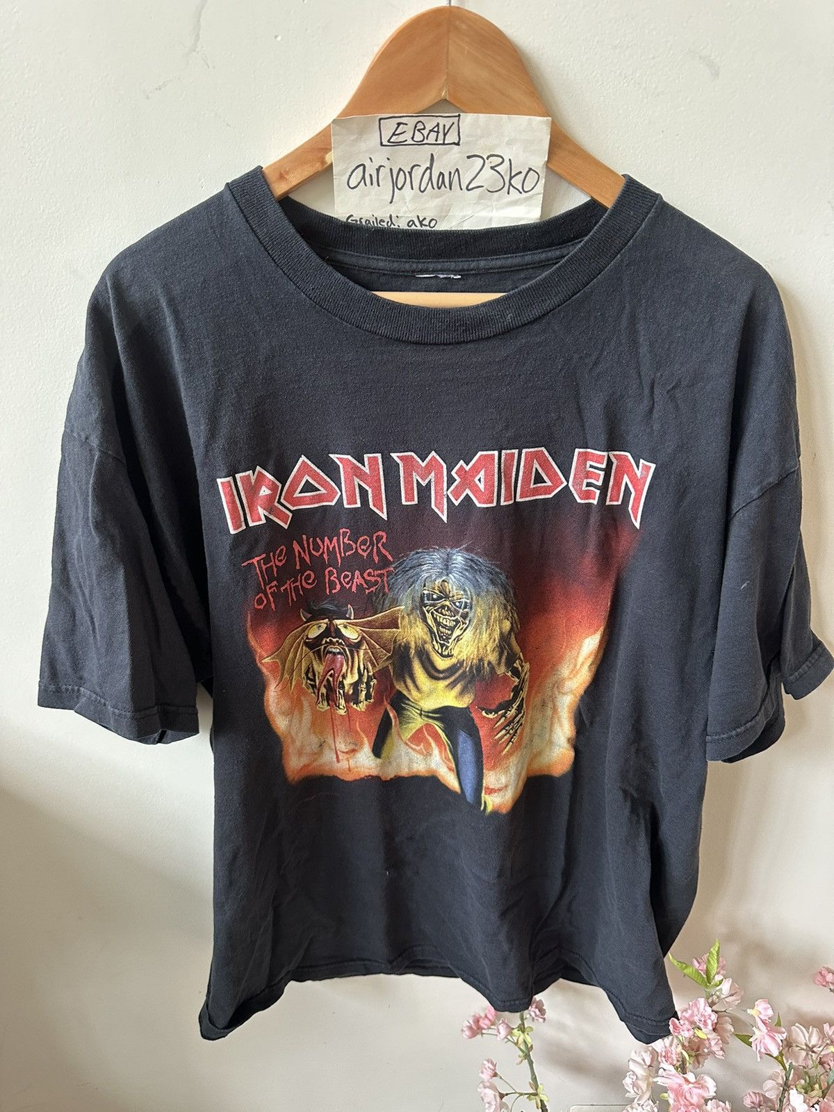 Band Tees Rare Vintage Iron Maiden Eddie Beast Metal VTG Rock Band tee Size US XL / EU 56 / 4 - 2 Thumbnail