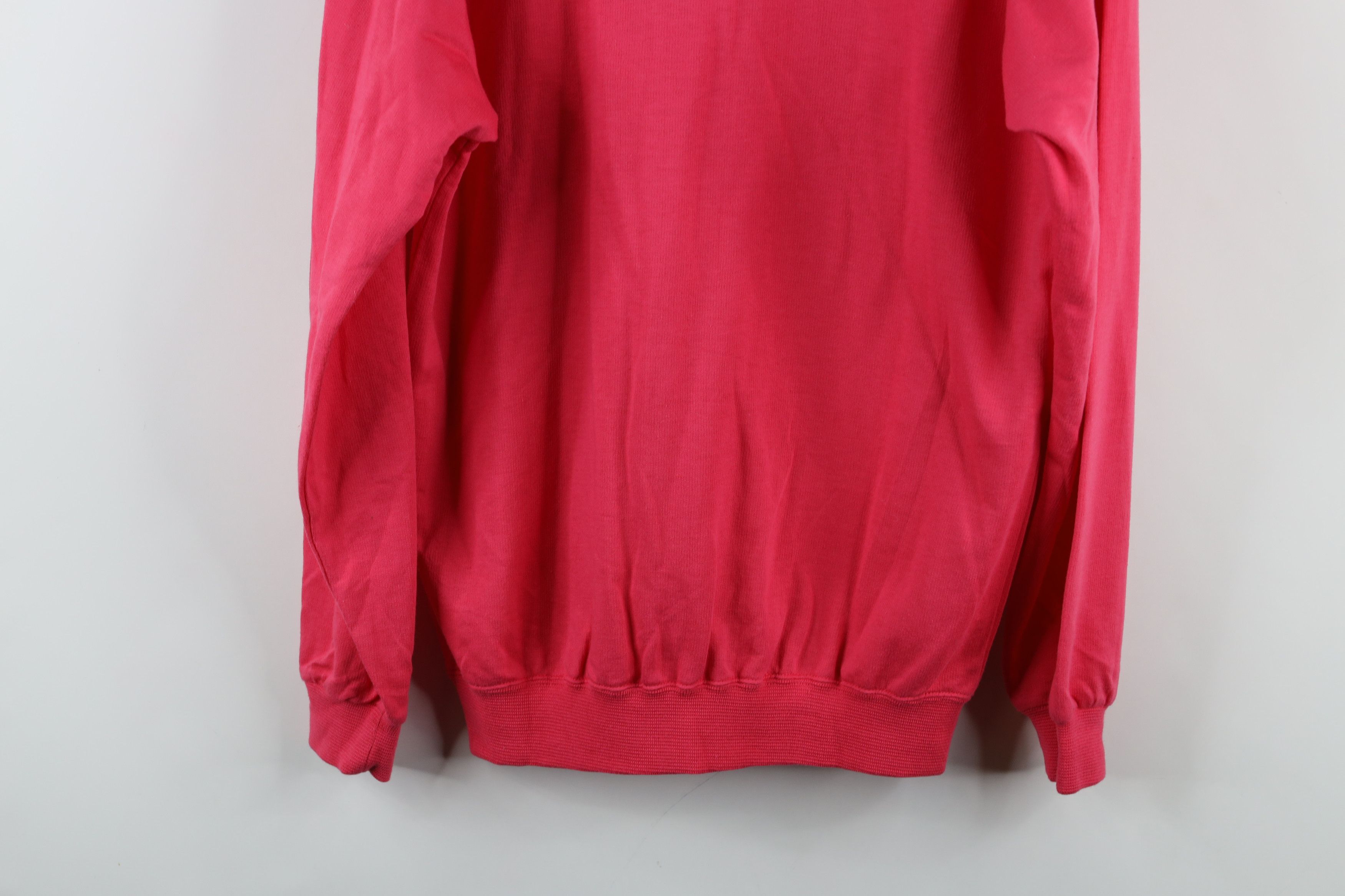 Asics × Vintage Deadstock Vintage 90s Asics Collared Pullover Polo Pink Size L / US 10 / IT 46 - 14 Thumbnail