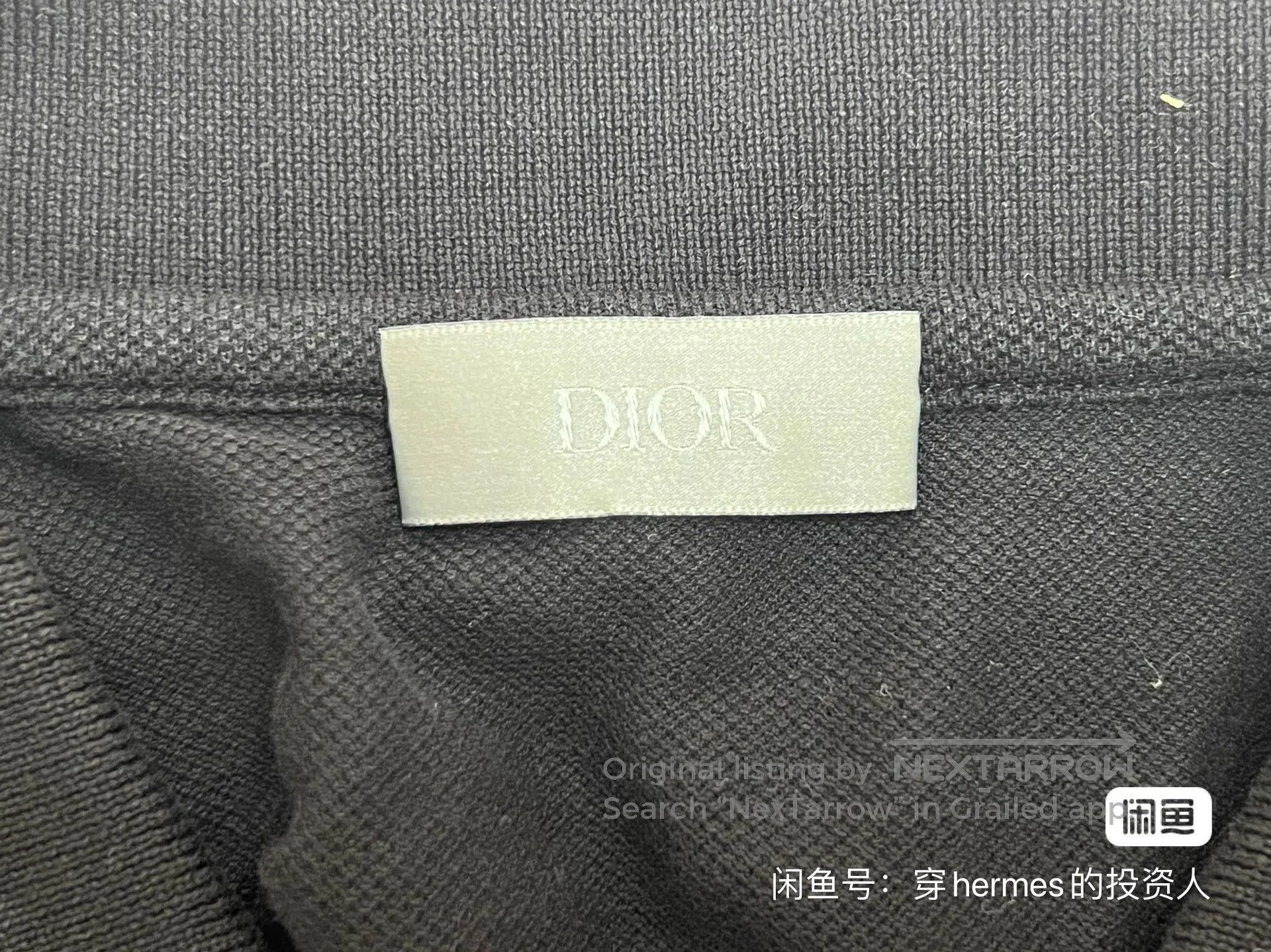 Dior Dior Black Polo Shirt XXL. Size US XXL / EU 58 / 5 - 4 Thumbnail