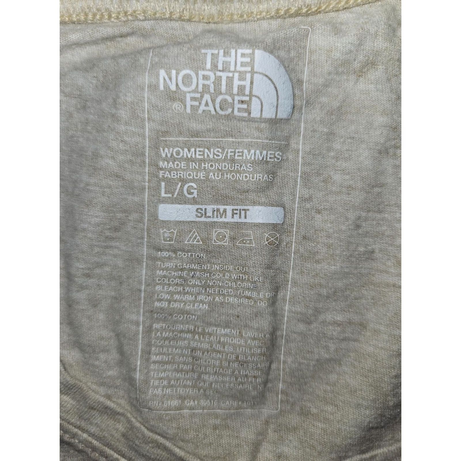 The North Face The North Face Shirt Womens L Gray Short Sleeve Slim Fit Logo Tee Top Size L / US 10 / IT 46 - 2 Thumbnail