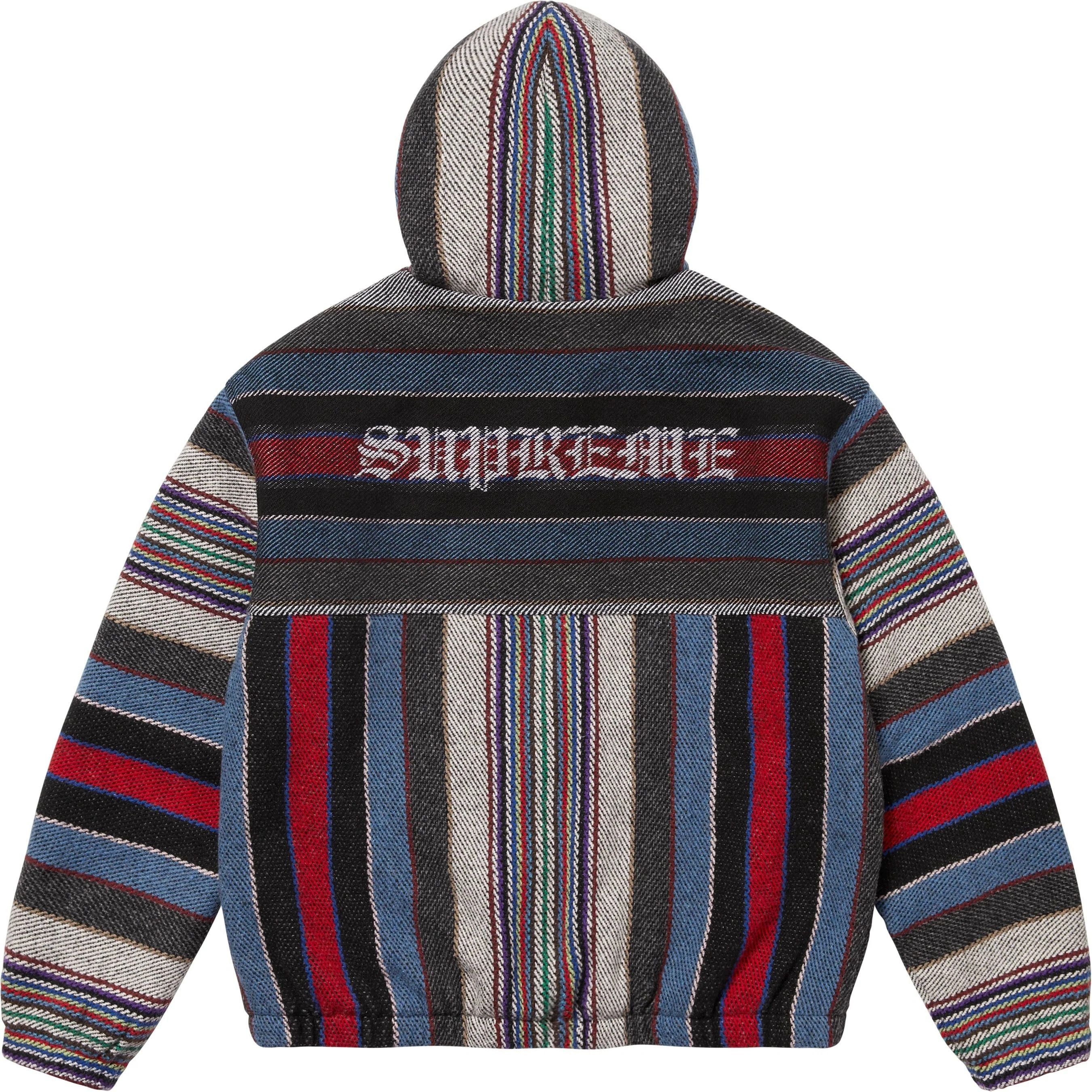 Supreme Supreme Woven Stripe Hooded Jacket Size US S / EU 44-46 / 1 - 3 Thumbnail