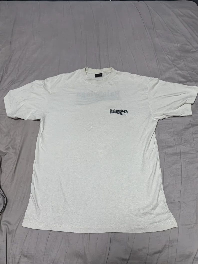 Balenciaga Balenciaga Political Campaign Large Fit Logo Embroidered S Size US S / EU 44-46 / 1 - 1 Thumbnail