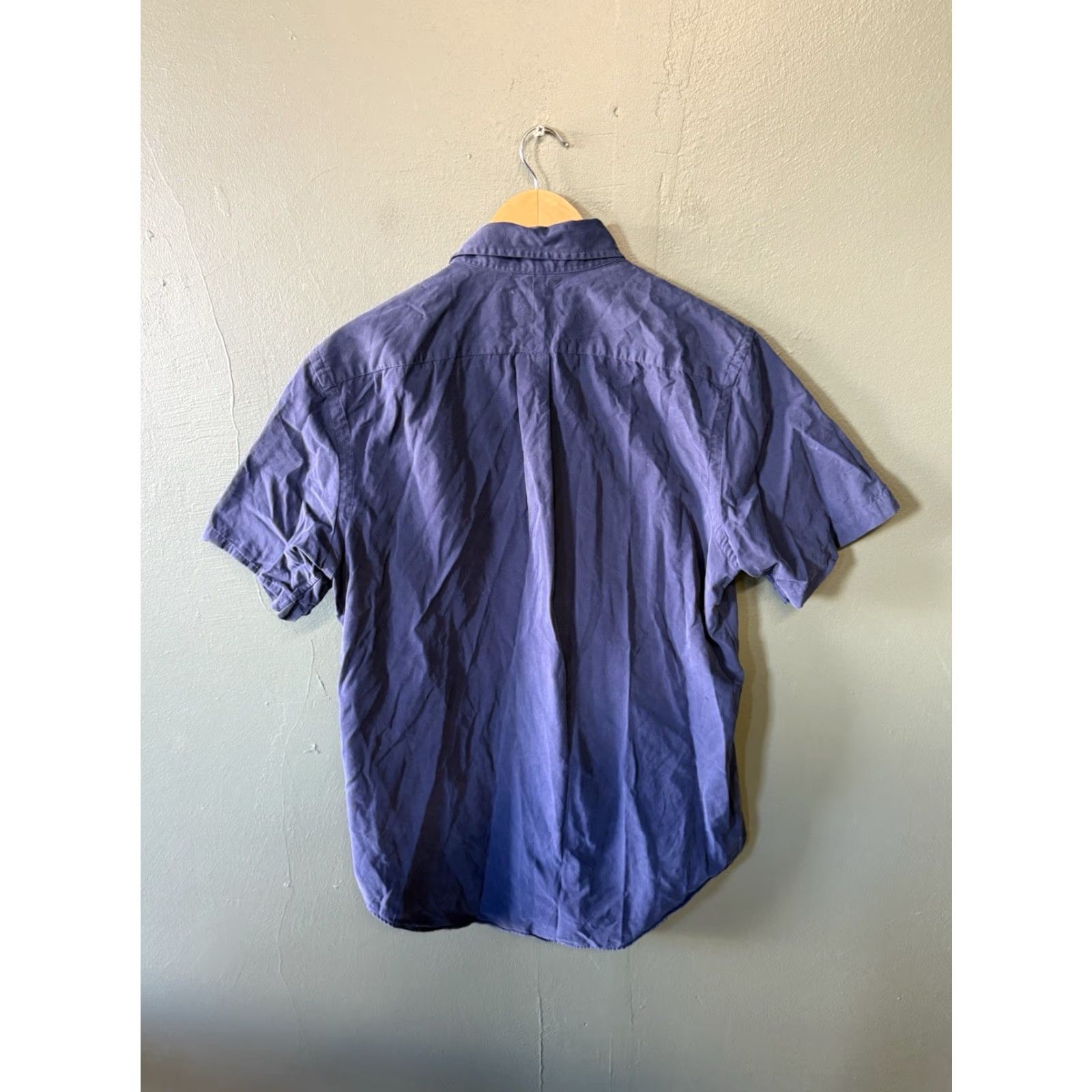 Polo Ralph Lauren Polo Ralph Lauren Mens Blue Short Sleeve Button-Up Shirt Size M Size US M / EU 48-50 / 2 - 2 Thumbnail
