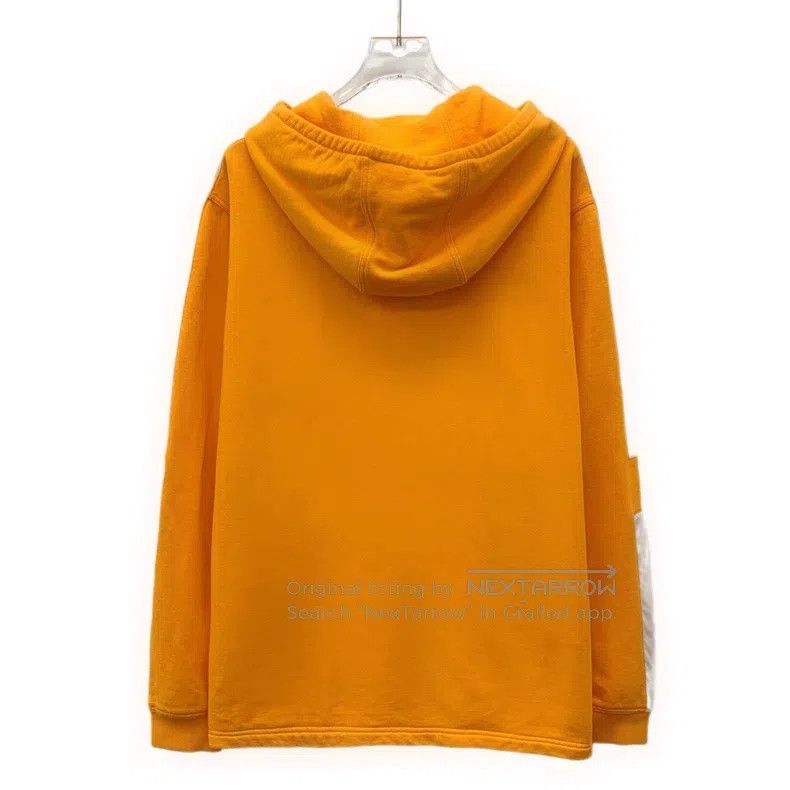Hermes Hermes Orange side-striped cotton hooded drawstring long-s Size US L / EU 52-54 / 3 - 2 Thumbnail