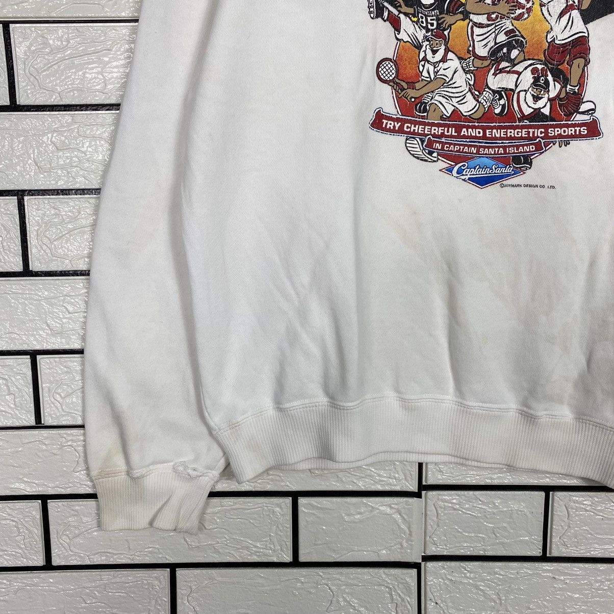 Japanese Brand 📌Vintage Sweatshirt Crewneck Captain Santa Full Print Size US M / EU 48-50 / 2 - 5 Thumbnail