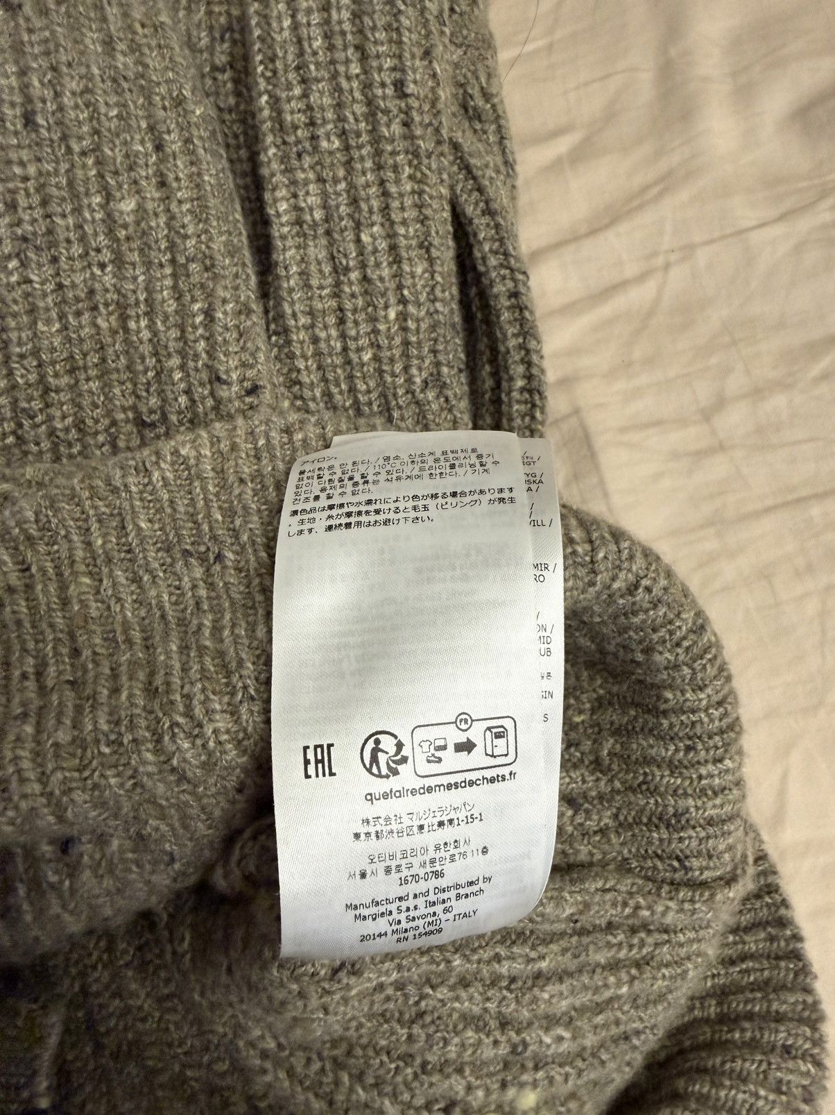Maison Margiela Margiela Donegal classic knit cardigan Size US L / EU 52-54 / 3 - 7 Thumbnail
