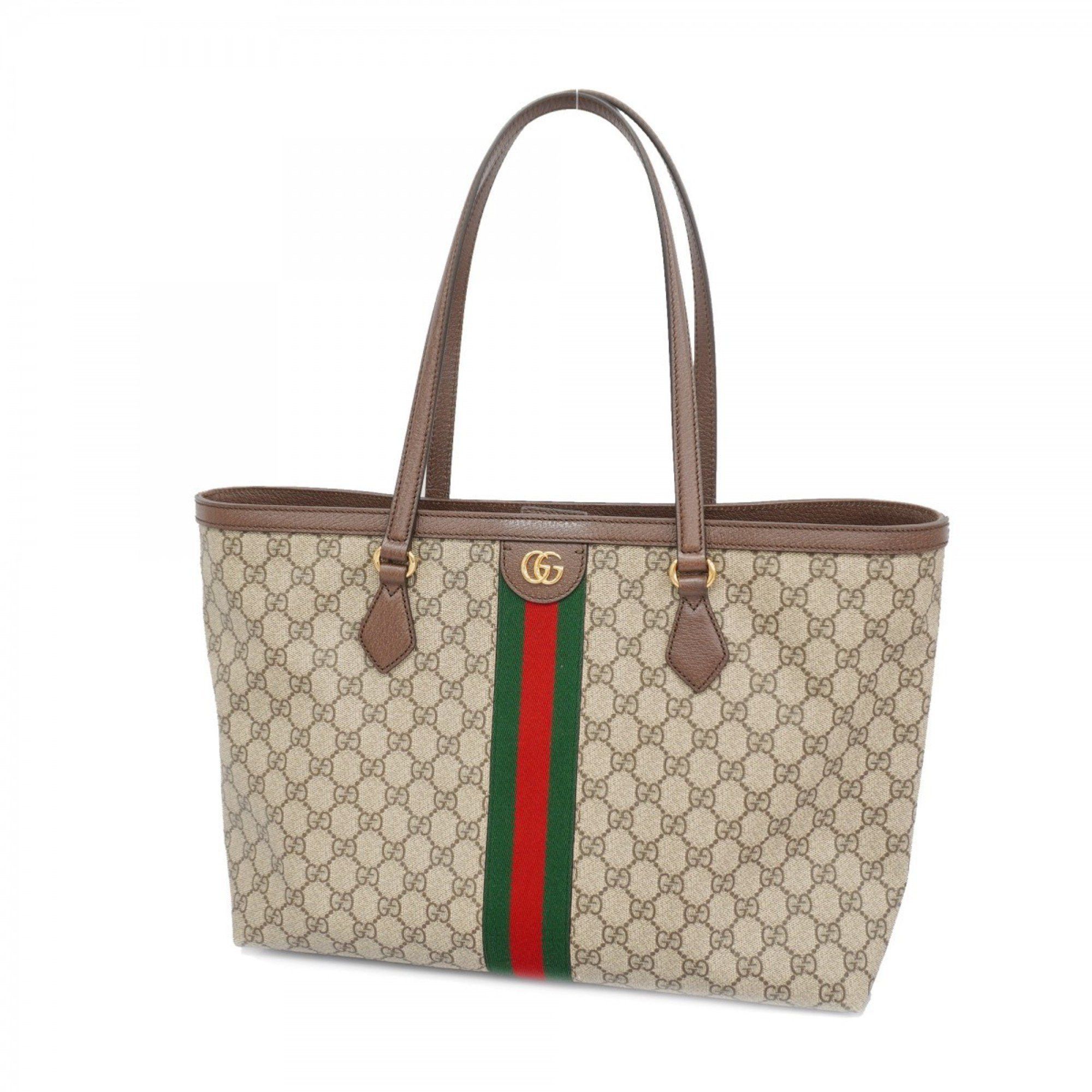 Gucci Tote Bag Ophidia 631685 Brown Women's