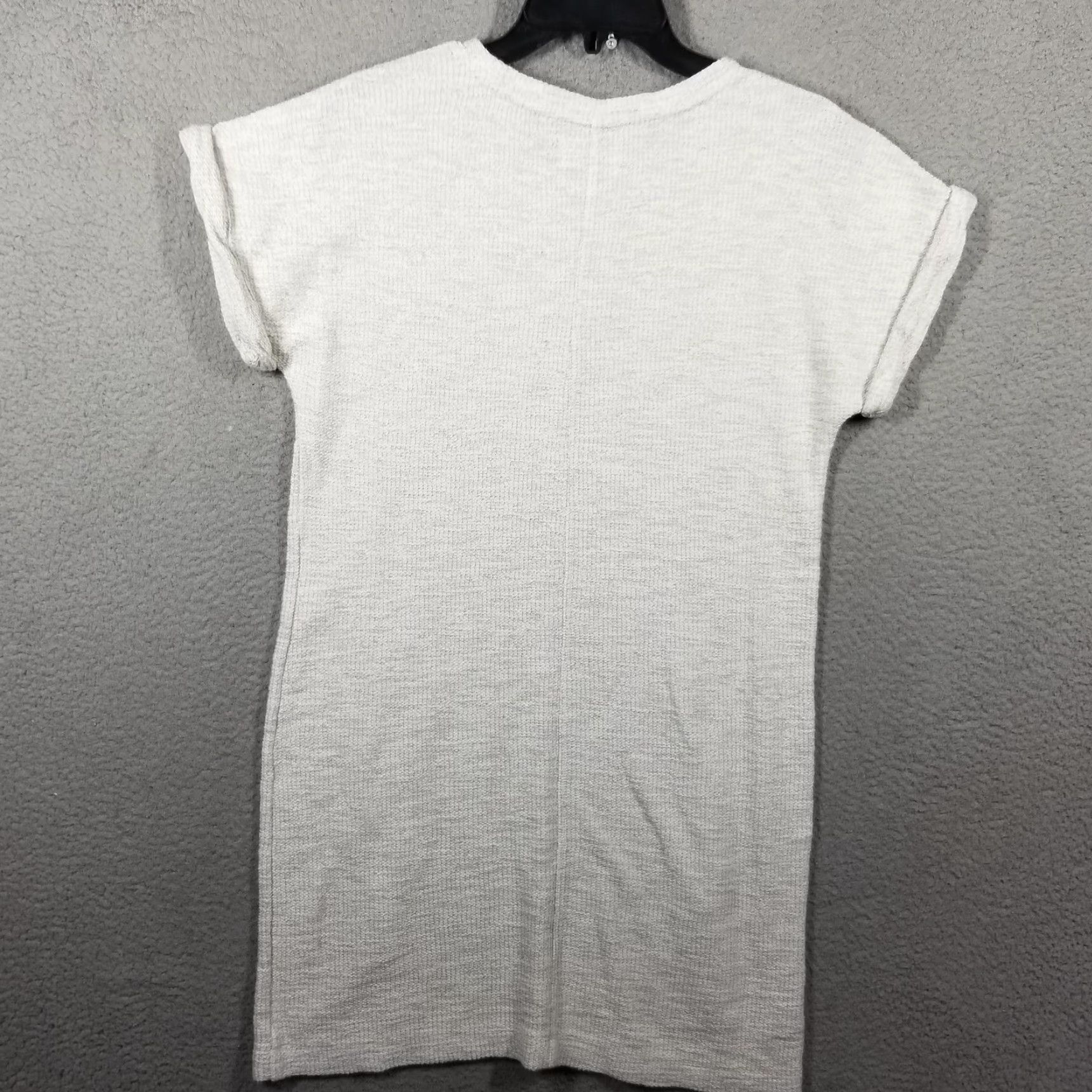 Lou & Grey Lou & Grey Shirt Womens Small Gray Short Sleeve Textured Knit Casual Pullover Size S / US 4 / IT 40 - 2 Thumbnail