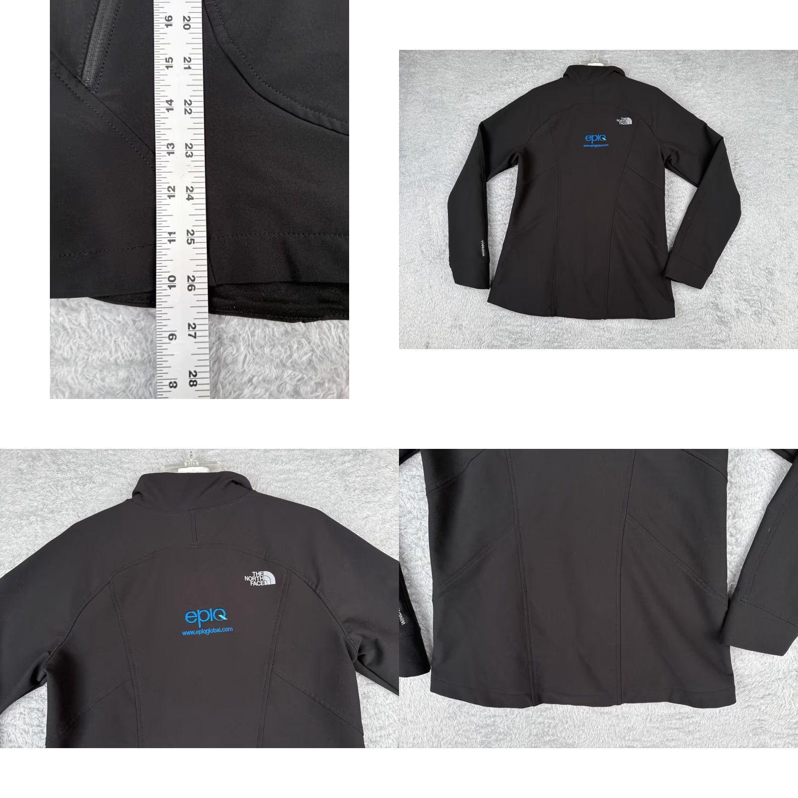 The North Face The North Face Jacket Women Medium Black Polyester Soft Shell Full Zip Mock Neck Size M / US 6-8 / IT 42-44 - 9 Thumbnail