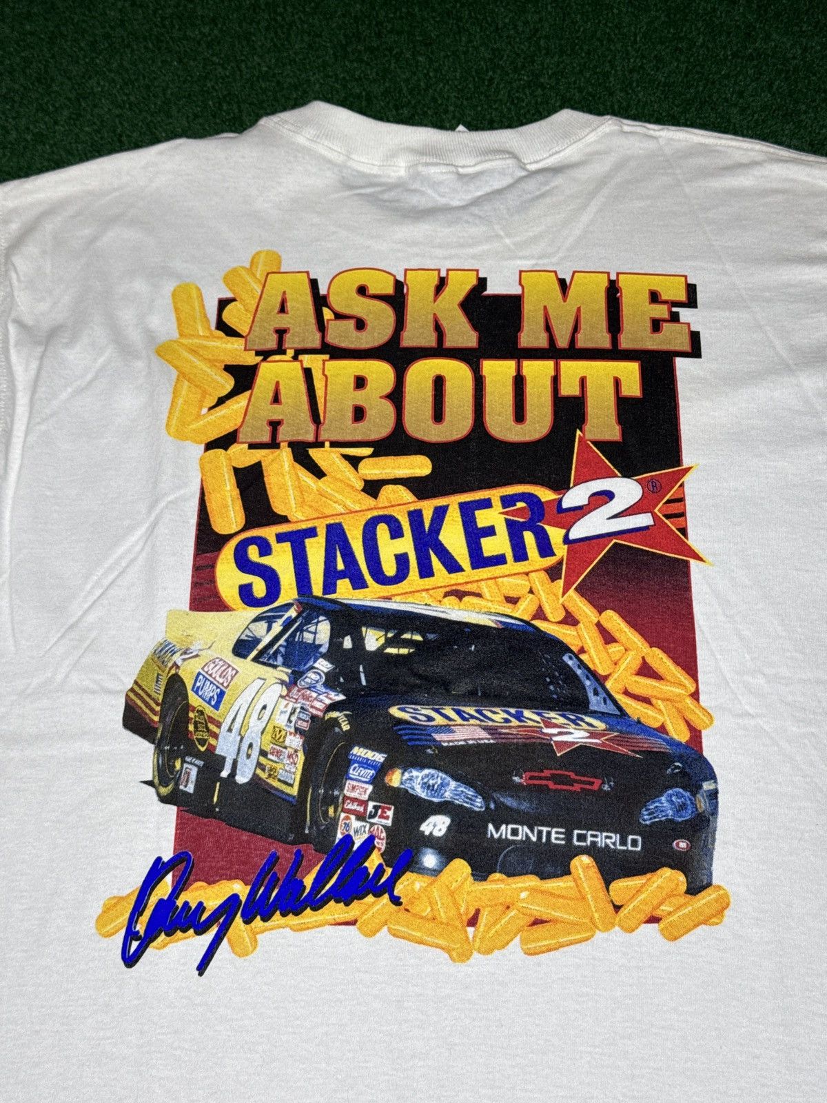 Vintage Rusty Wallace Stacker 2 Nascar Racing 90s Large T Shirt Size US L / EU 52-54 / 3 - 2 Thumbnail