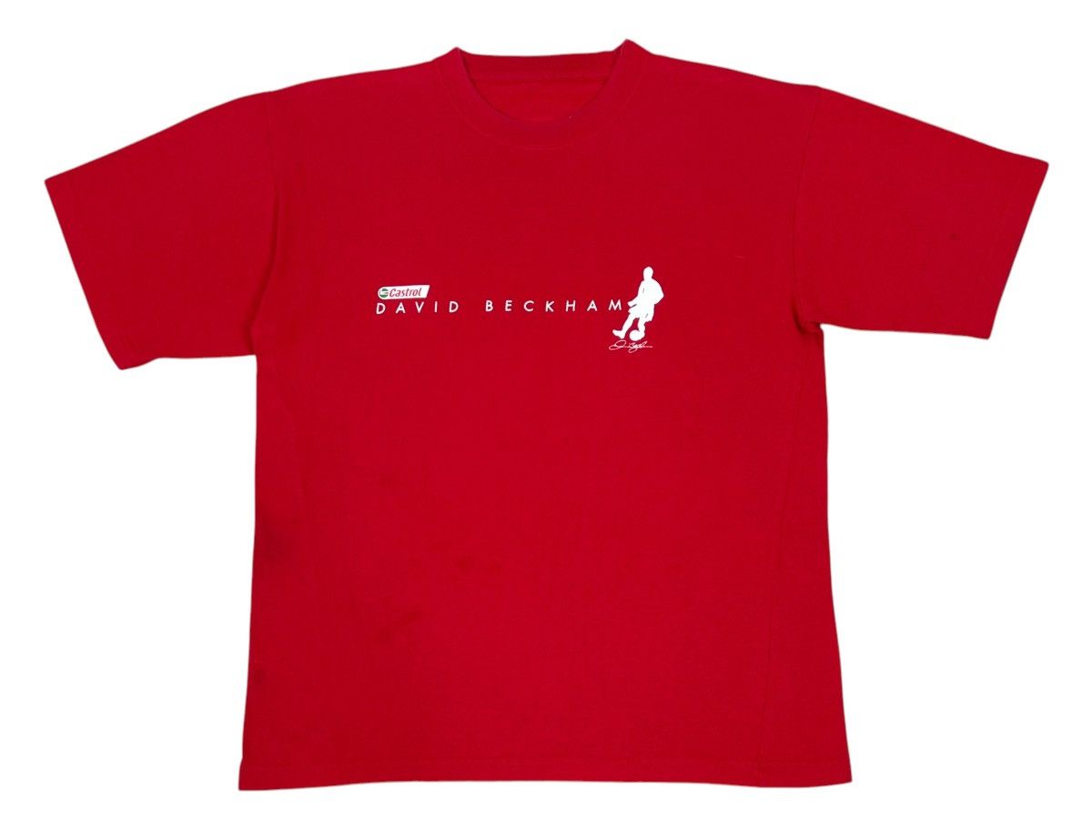 David Beckham × Vintage Vintage David Beckham Castrol Sponsor tee Size US M / EU 48-50 / 2 - 1 Thumbnail