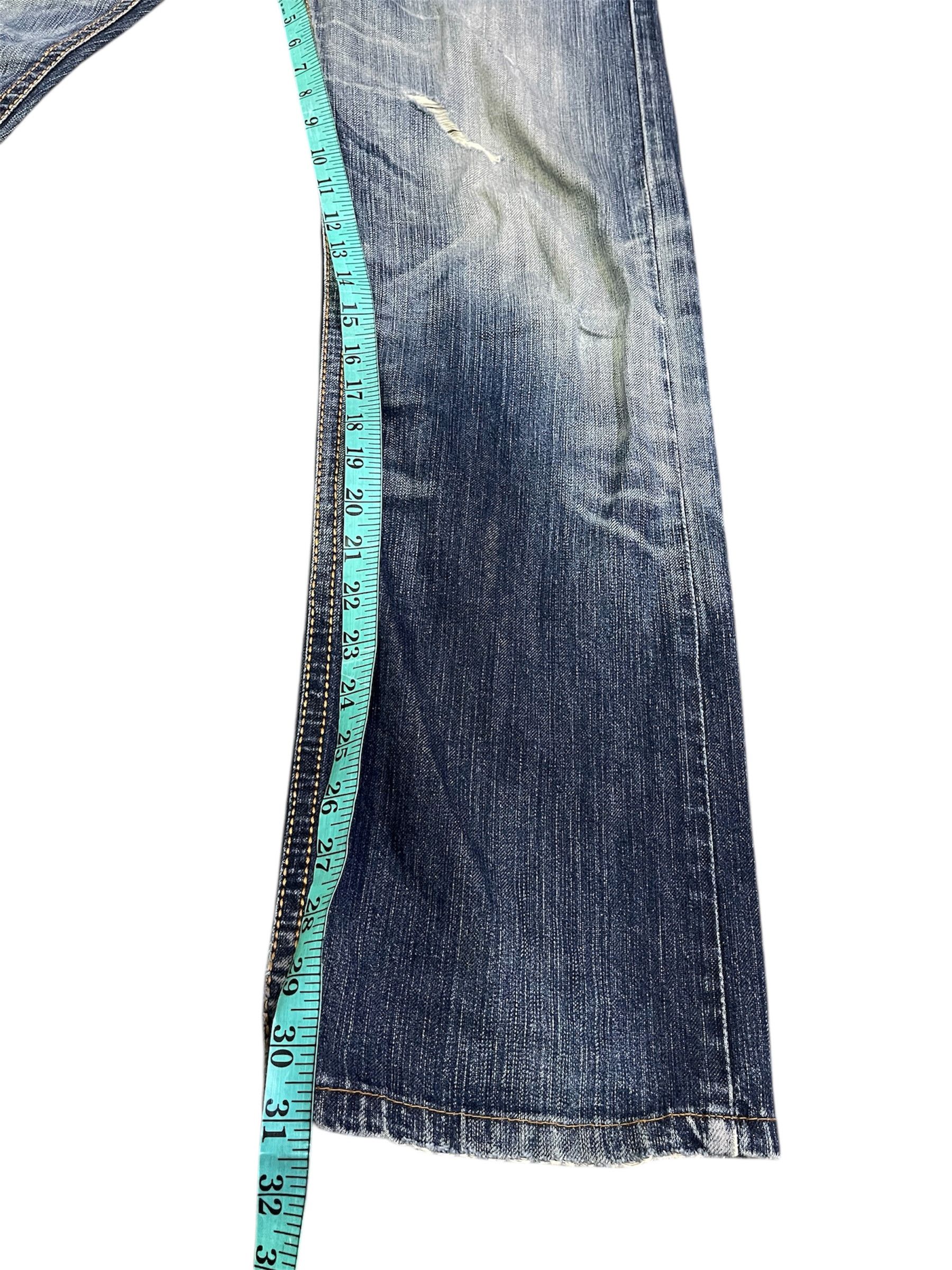 Edwin Edwin 423XVS Distressed Style Aztec Slim Straight / Tappered Size US 35 - 13 Thumbnail