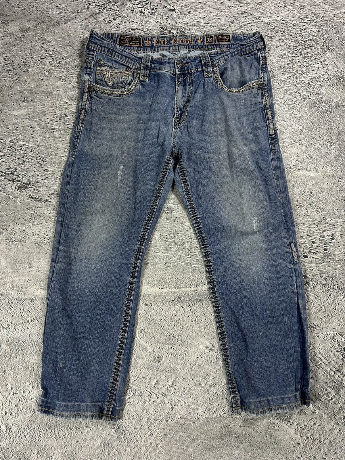 Rock Revival Rock Revival Rogue washed jeans Y2K flared Bootcut Size US 38 / EU 54 - 6 Thumbnail