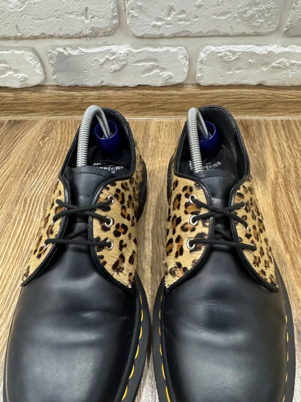 Dr. Martens Vintage Dr. Marten Docs 1461 Leopard Black Oxford Loafer Size US 7 / IT 37 - 7 Thumbnail
