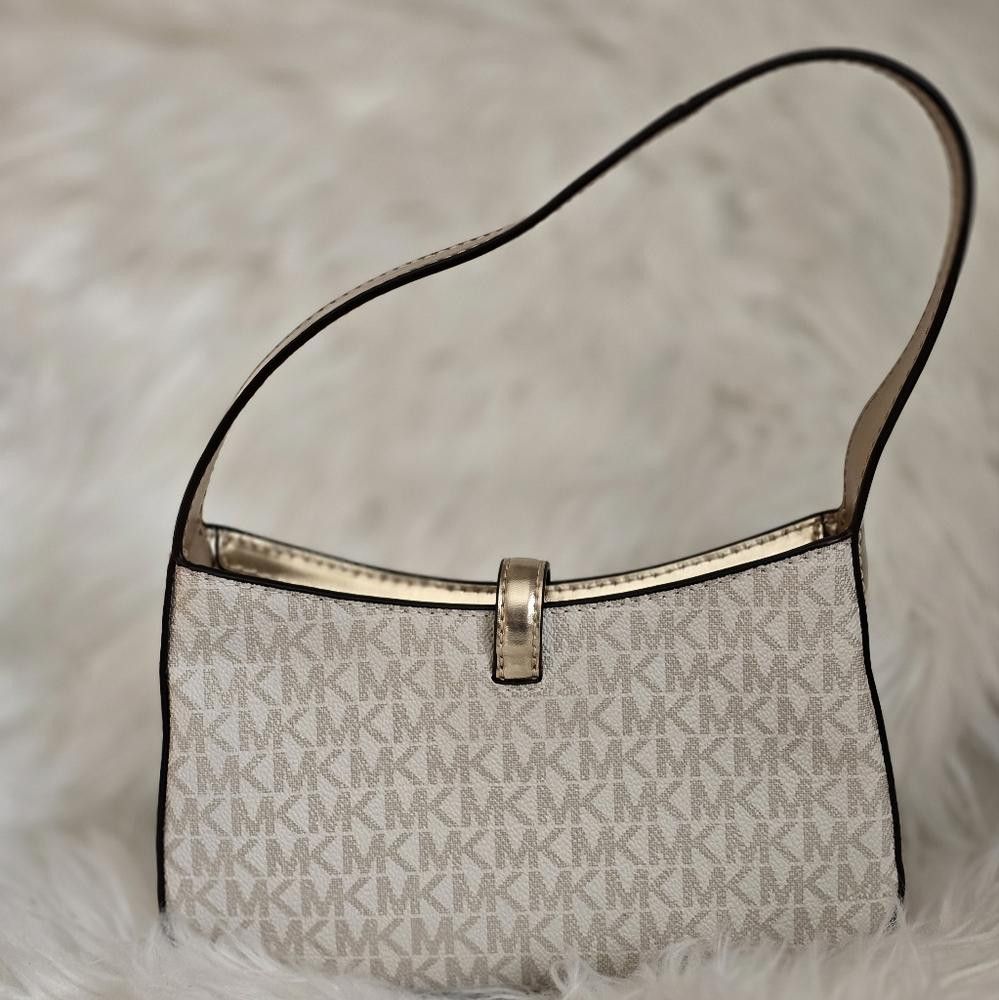 Michael Kors Michael Kors Lyra Small Leather Pochette Size ONE SIZE - 3 Thumbnail