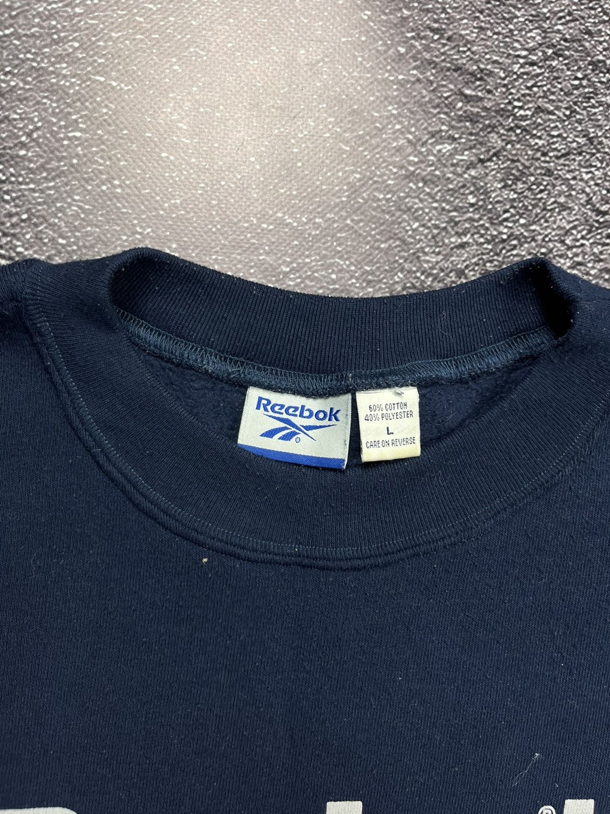 Reebok Vintage Reebok Big Logo sweatshirt 90’s logo y2k Size US L / EU 52-54 / 3 - 3 Thumbnail