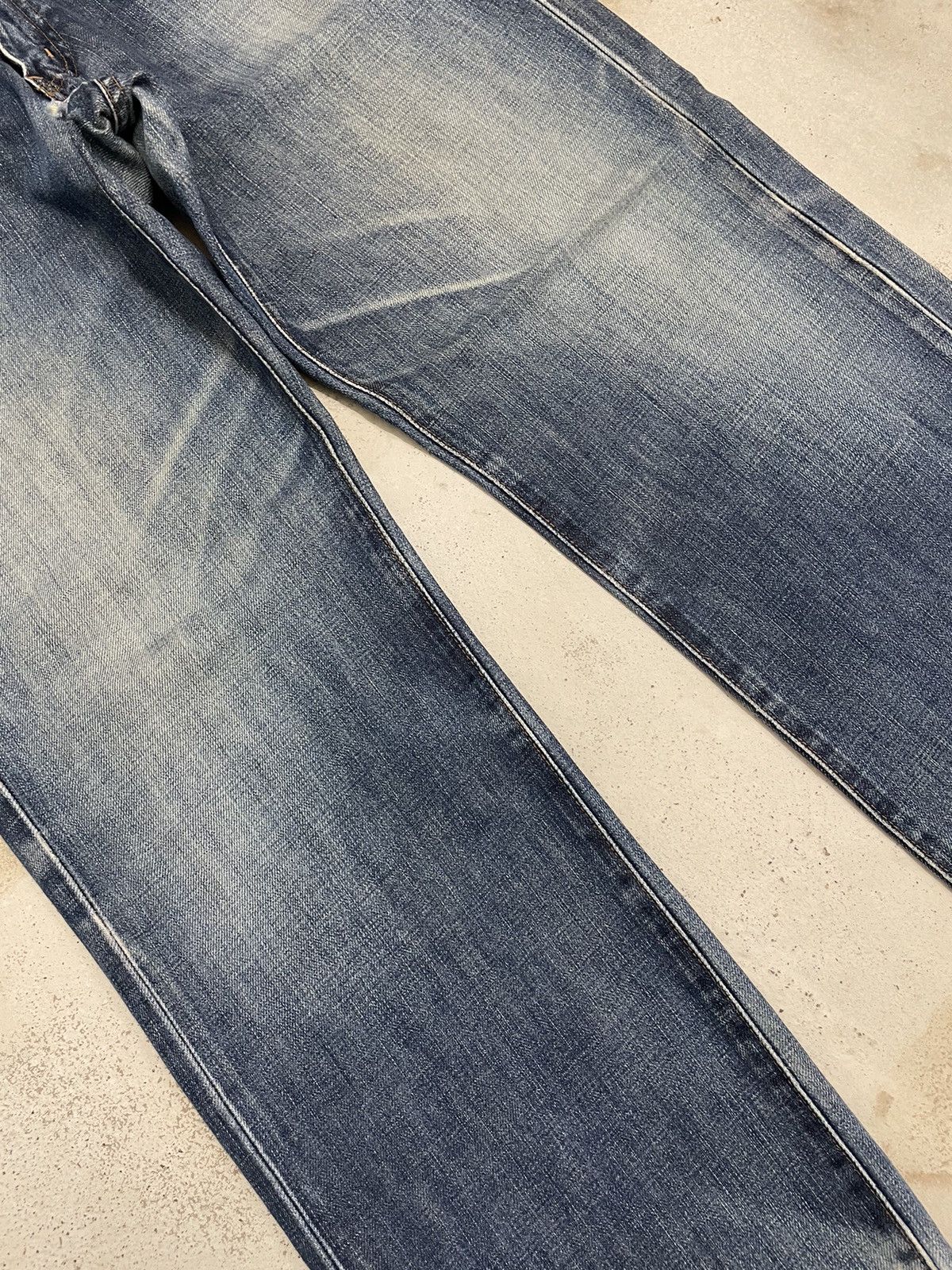 Edwin Edwin 503Z Regular Wide Distressed Denim Pants (AB25) Size US 31 - 4 Thumbnail