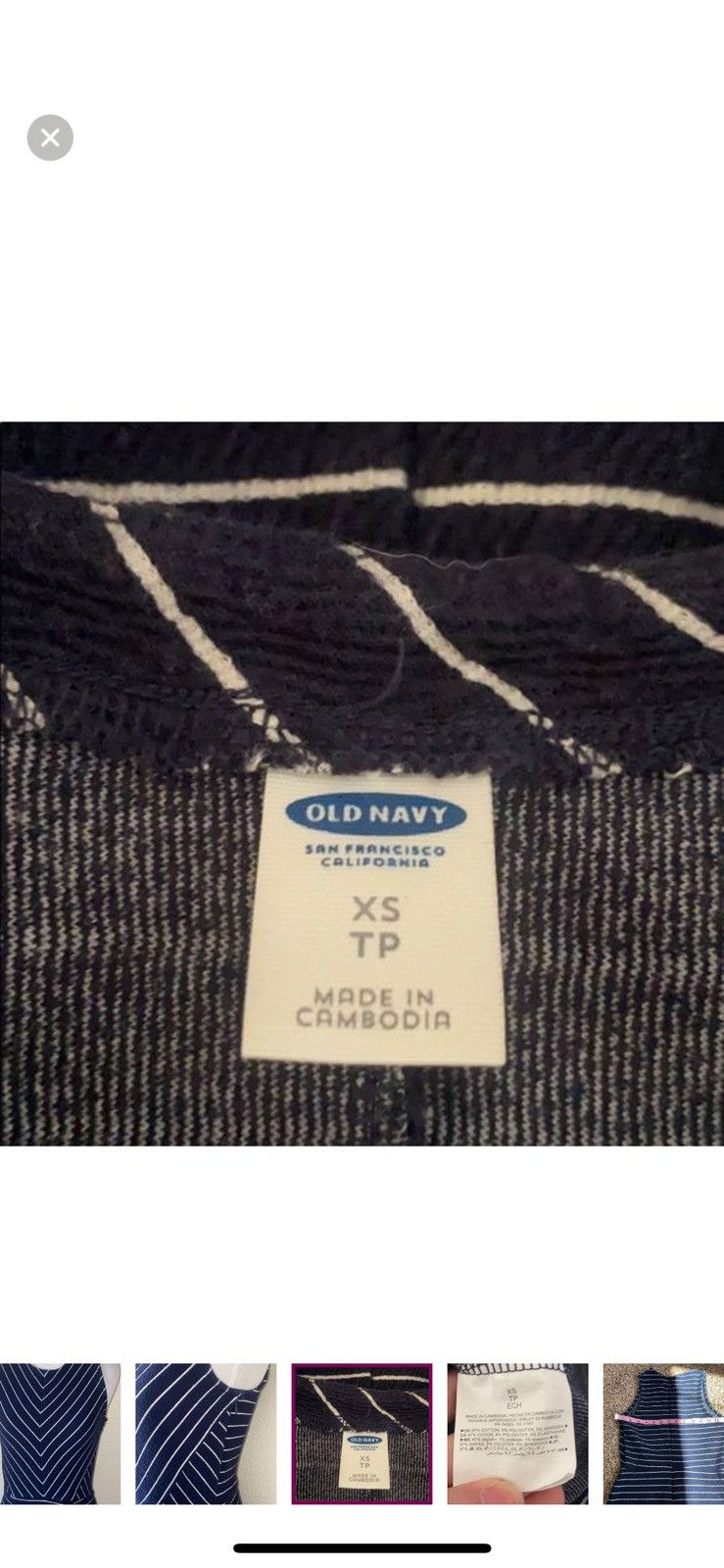 Old Navy Old navy XS striped knit dress Size XS / US 0-2 / IT 36-38 - 4 Thumbnail