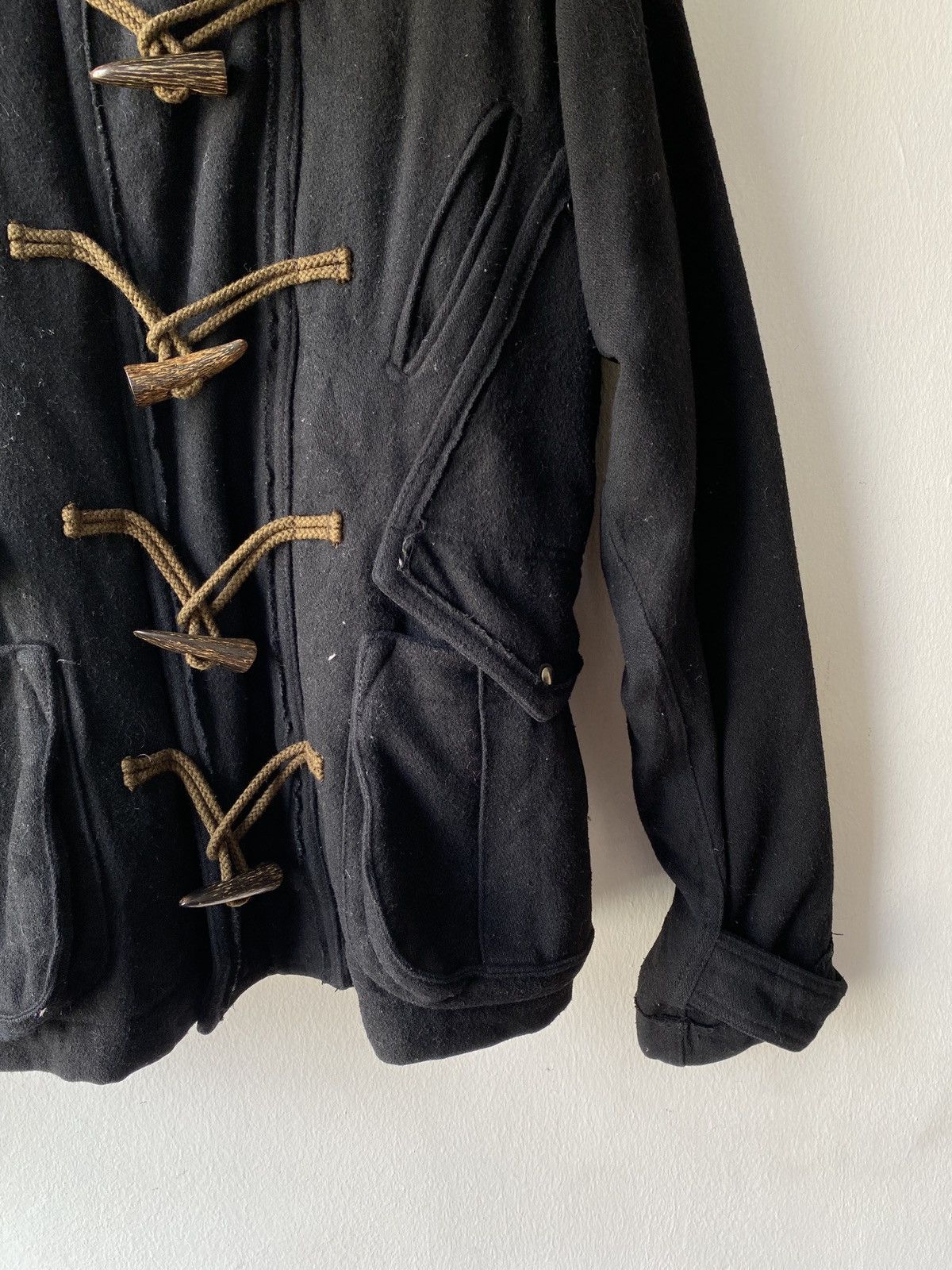Japanese Brand Japan Brand PPFM Multipocket Duffel Hoodie Wool Jacket Size US M / EU 48-50 / 2 - 8 Thumbnail