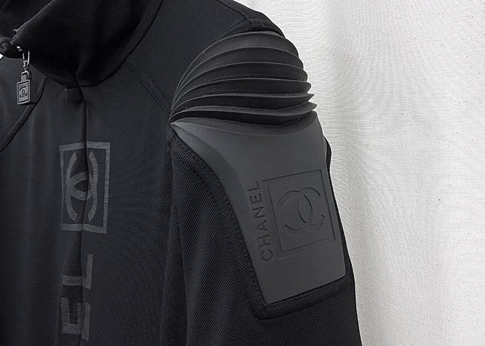 Chanel CHANEL Logo Racing Zip-Up Jacket Size M / US 6-8 / IT 42-44 - 5 Thumbnail
