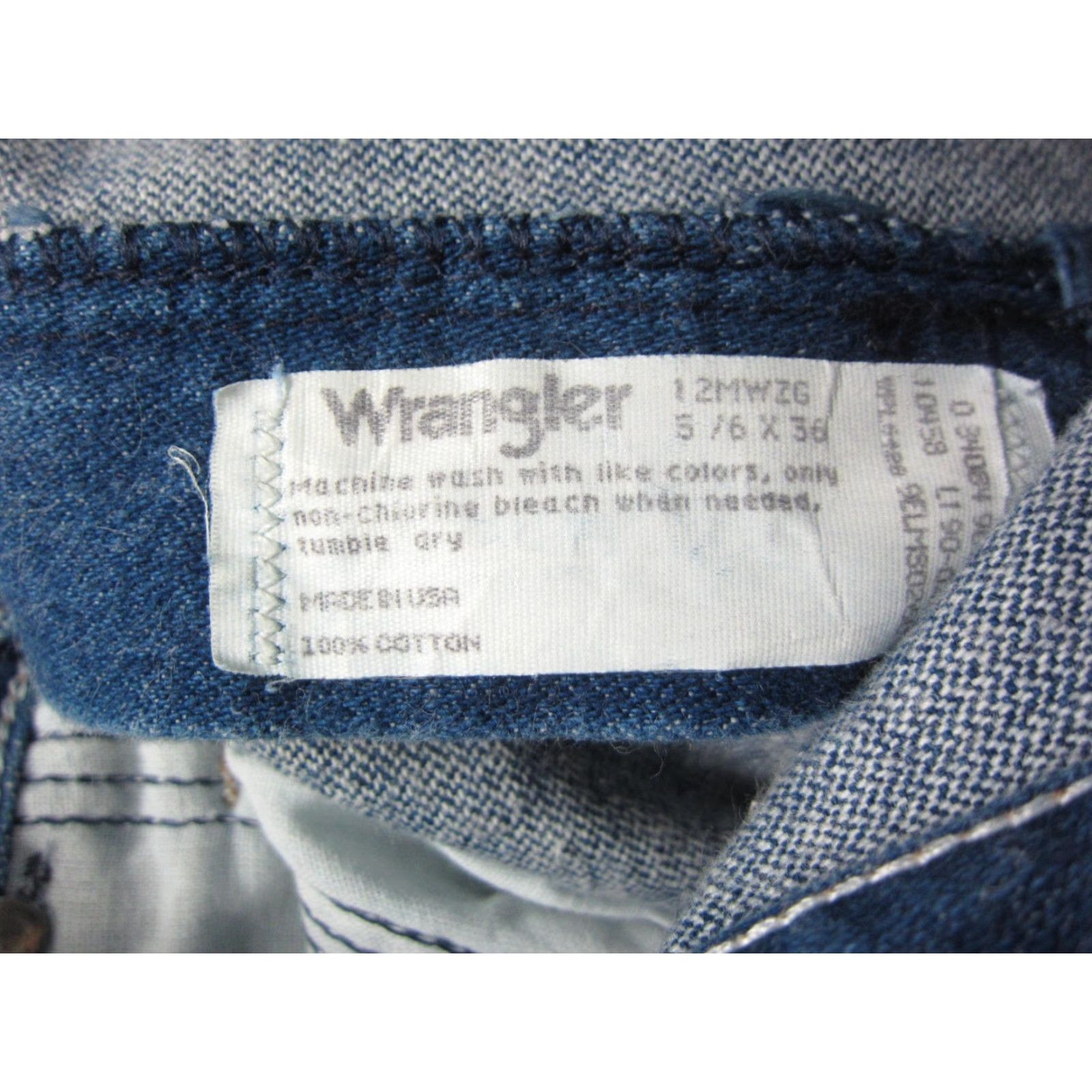 Wrangler Vintage Wrangler Jeans Teens 5/6 x 36 Blue Junior Western Cowgirl Size 6 Regular Size 28" / US 6 / IT 42 - 7 Thumbnail