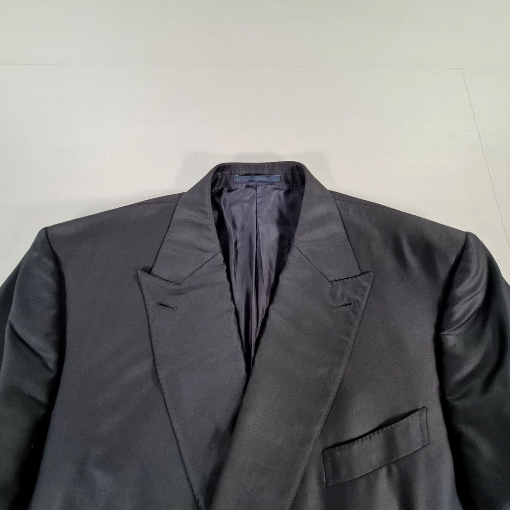 Ermenegildo Zegna Ermenegildo Zegna Blazer Mens Wool Double Breasted Blue 48 R Su Misura Jacket Size 48R - 2 Thumbnail