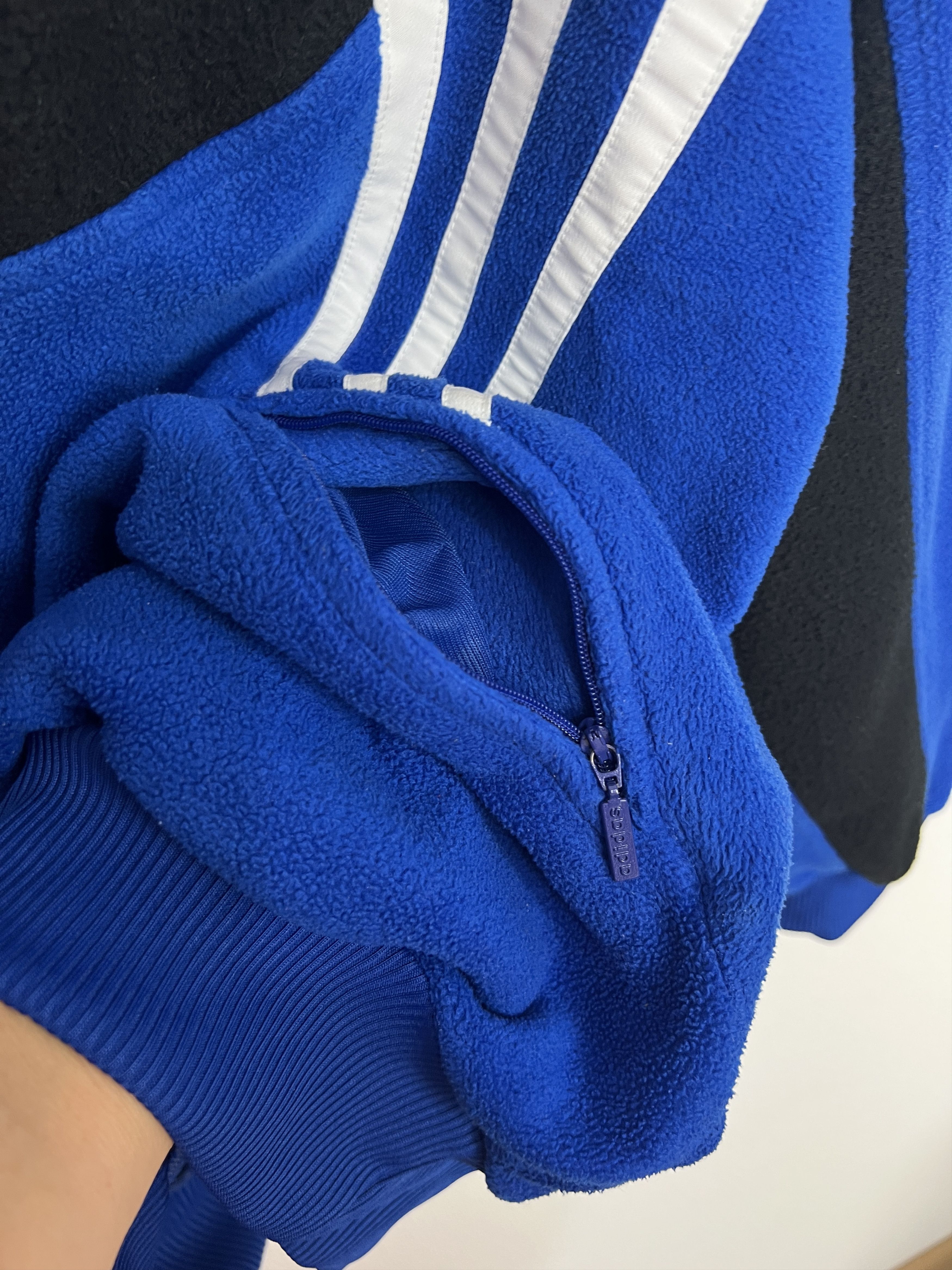 Adidas Vintage Karlsruher Football Fleece Jacket Soccer Track Top Size US M / EU 48-50 / 2 - 4 Thumbnail