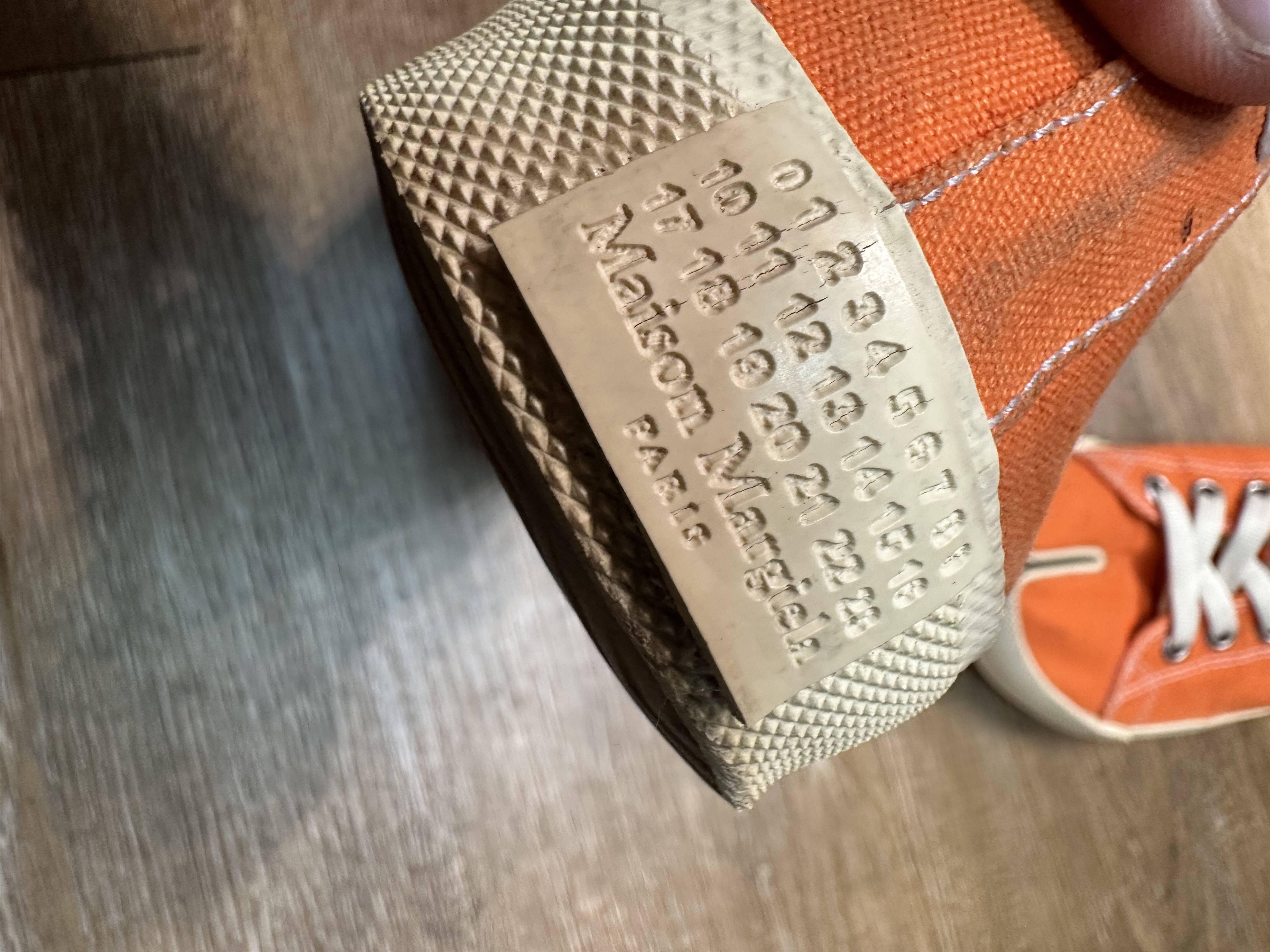 Maison Margiela Maison Margiela Tabi Canvas Orange Size US 8 / IT 38 - 9 Thumbnail