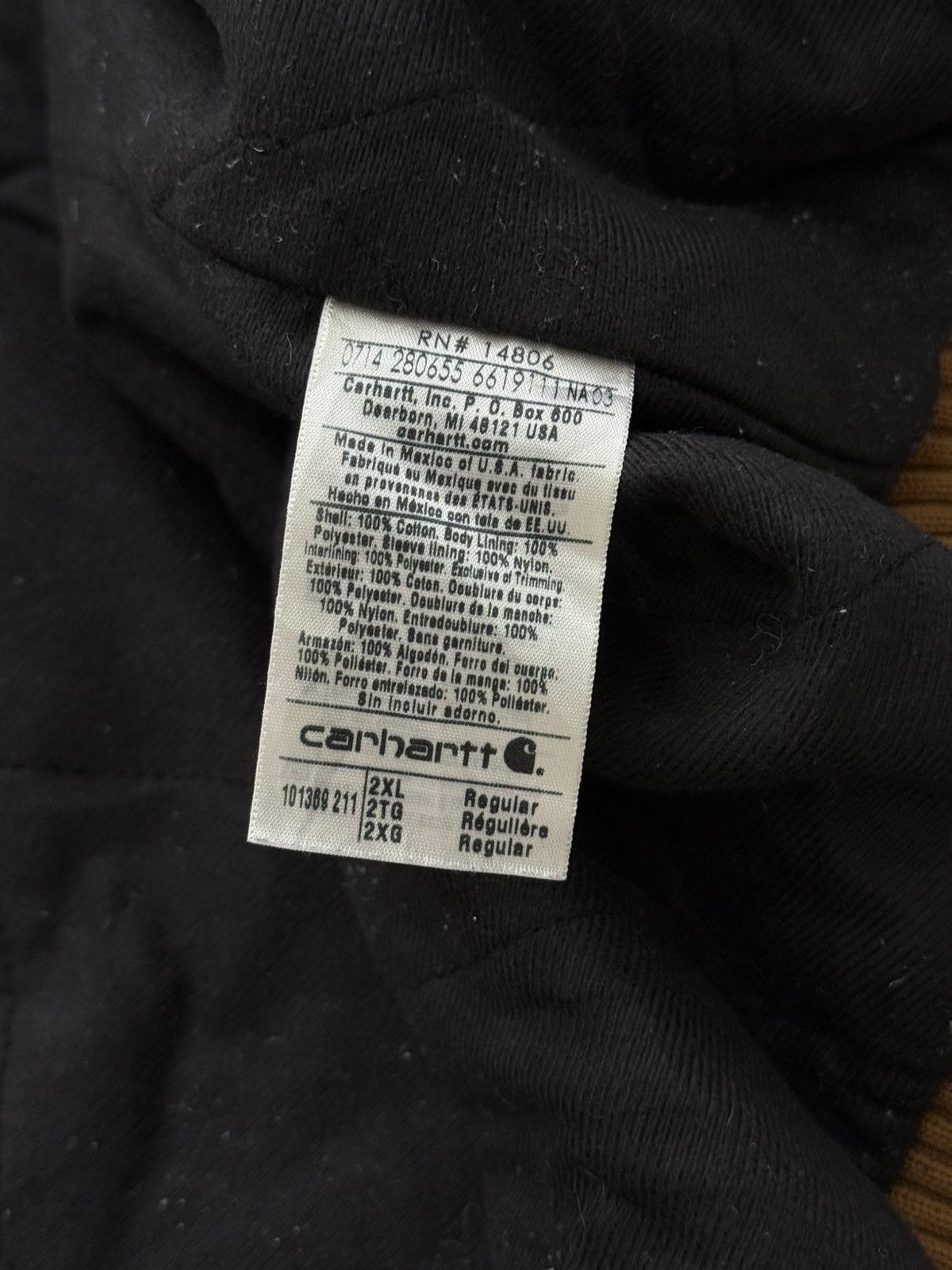Carhartt Vintage Carhartt Brown Active Jacket Size US XXL / EU 58 / 5 - 7 Thumbnail