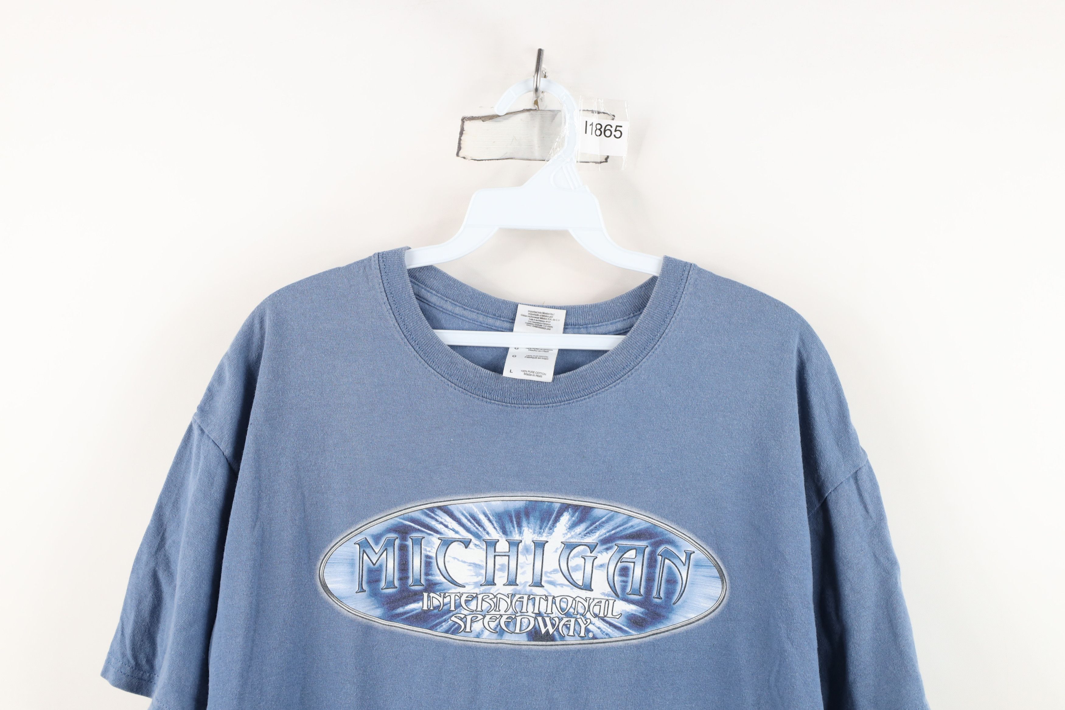 Vintage Vintage NASCAR MIS Michigan International Speedway T-Shirt Size US L / EU 52-54 / 3 - 2 Thumbnail