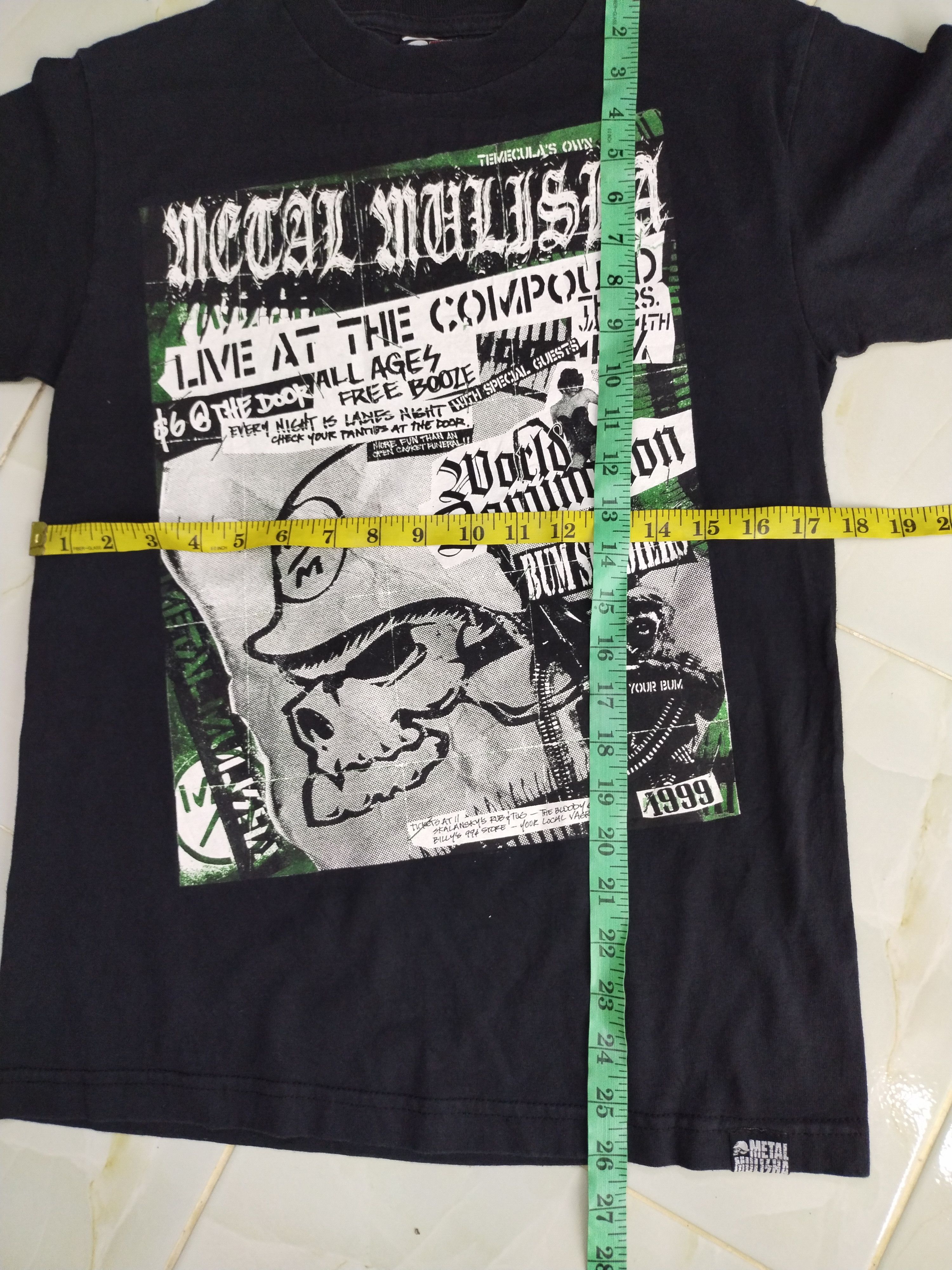 Metal Mulisha 00's Vtg Punk Bum Soldiers Shirt Tee Size US S / EU 44-46 / 1 - 13 Thumbnail