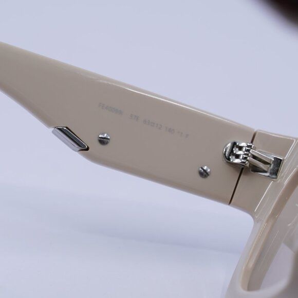 Fendi 🕶️ New Fendi FE40099I 57E Sunglasses - Beige Frame, Brown Size ONE SIZE - 8 Thumbnail