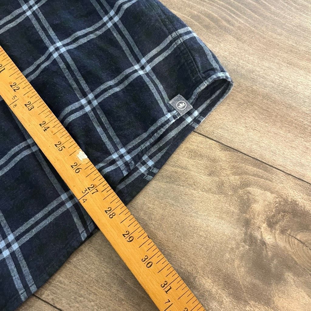 Peter Millar Peter Millar Blue Plaid Flannel Buttonup Men XXL Bin N-39 Size US XXL / EU 58 / 5 - 4 Thumbnail