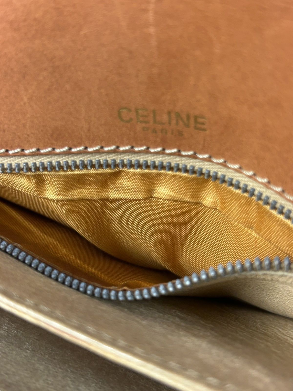 Celine Celine Macadam Leather Crossbody Bag Size ONE SIZE - 6 Thumbnail