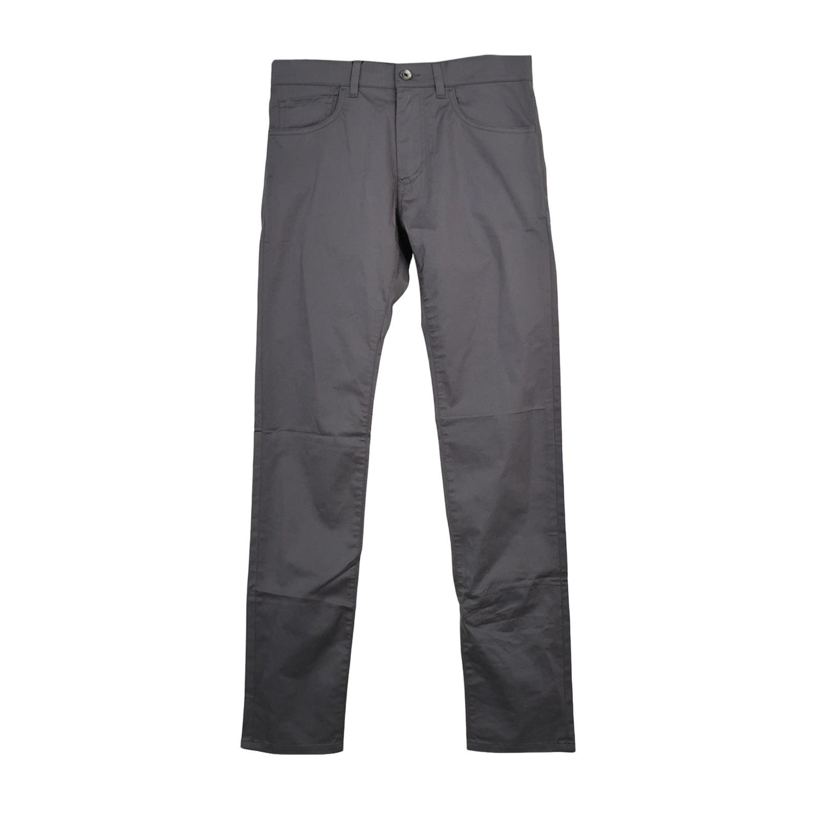 Dolce & Gabbana Dolce & Gabbana Grey Cotton Stretch Pants 46 Size US 30 / EU 46 - 1 Thumbnail