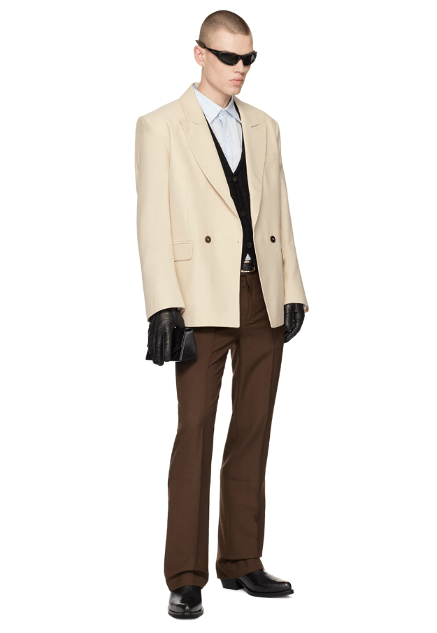 Ernest W. Baker BNWT SS23 ERNEST W. BAKER DOUBLE-BREASTED BLAZER 52 Size US L / EU 52-54 / 3 - 12 Thumbnail
