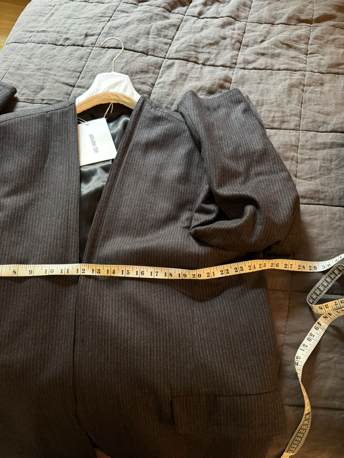 Hed Mayner Rare Hed Mayner collarless blazer oversized new Size 40R - 4 Thumbnail