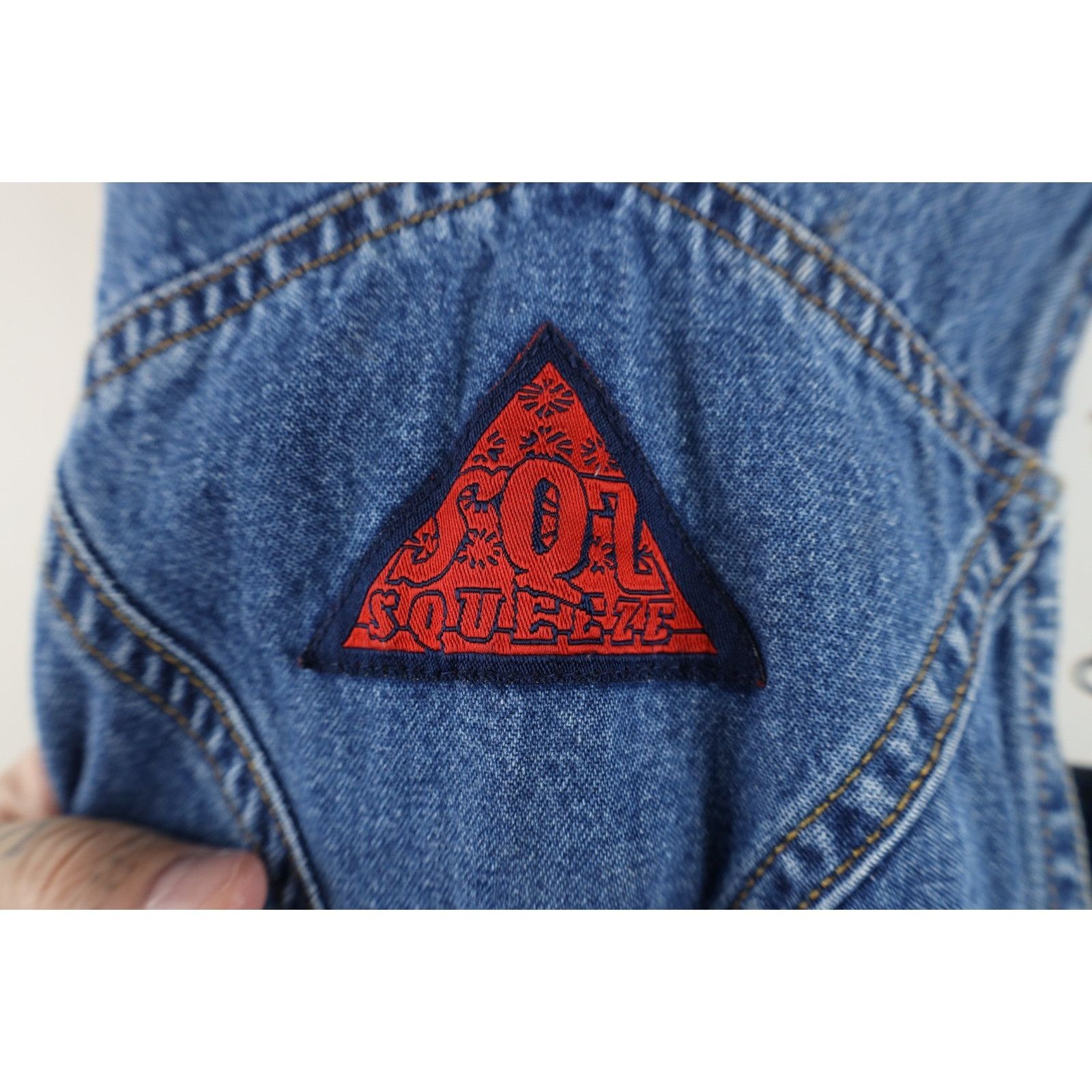 Vintage Vintage 90s Streetwear Faded Denim Jean Shortalls Size 30" / US 8 / IT 44 - 11 Thumbnail