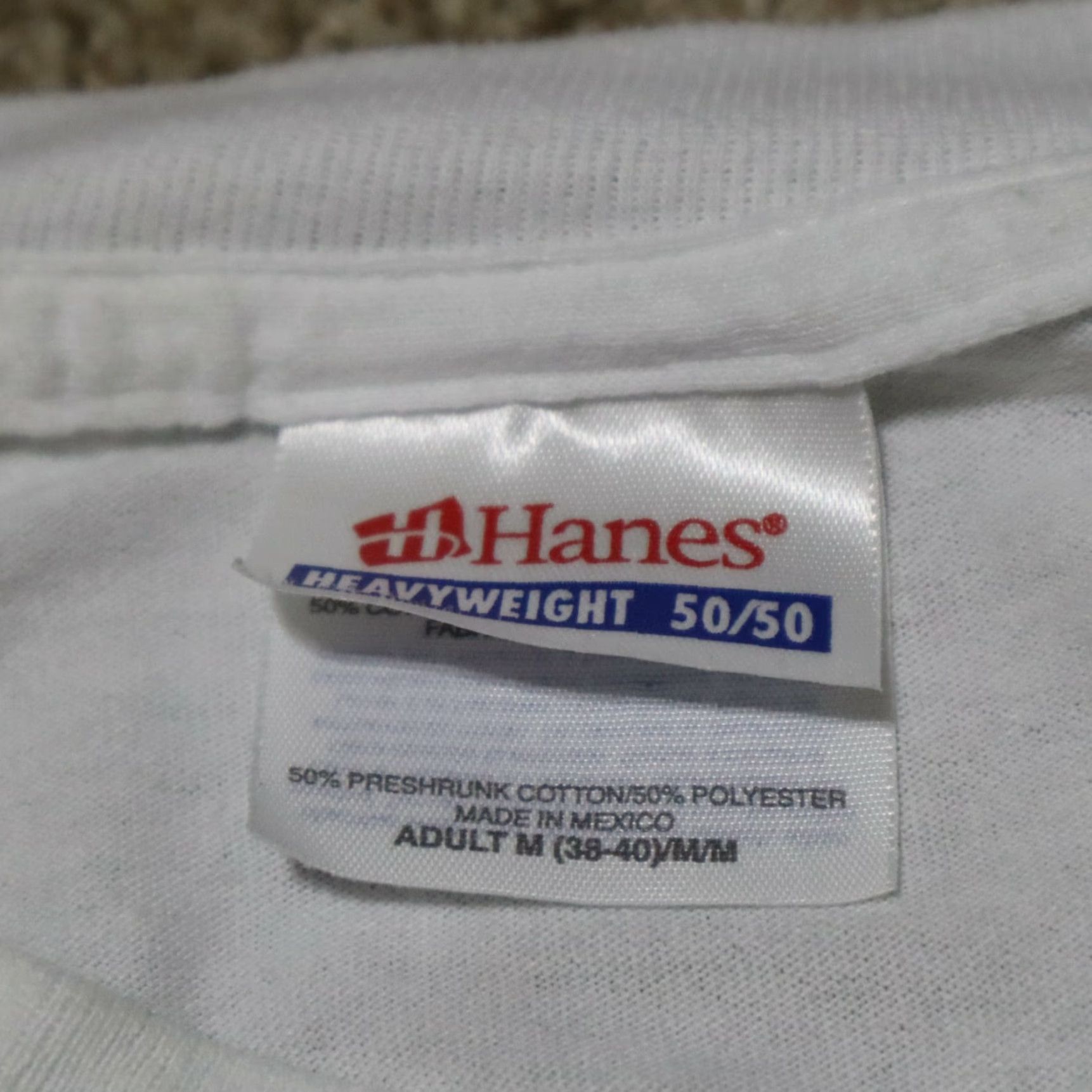 Hanes Hanes T-Shirt Myrtle Beach Beach Bums South Carolina SC White M Medium Mens Shirt 90s Beach Theme Size US M / EU 48-50 / 2 - 4 Thumbnail