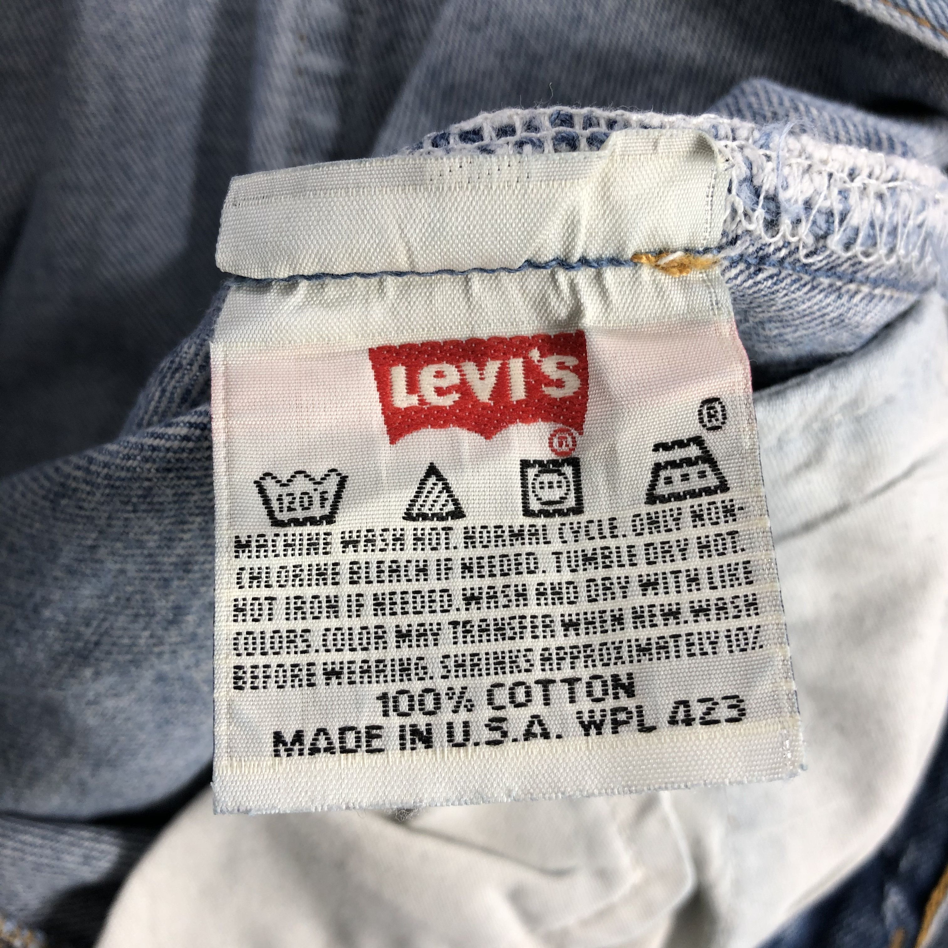 Levi's Vintage 90s Levis 501 Jeans-JM2929 Size US 36 / EU 52 - 15 Thumbnail