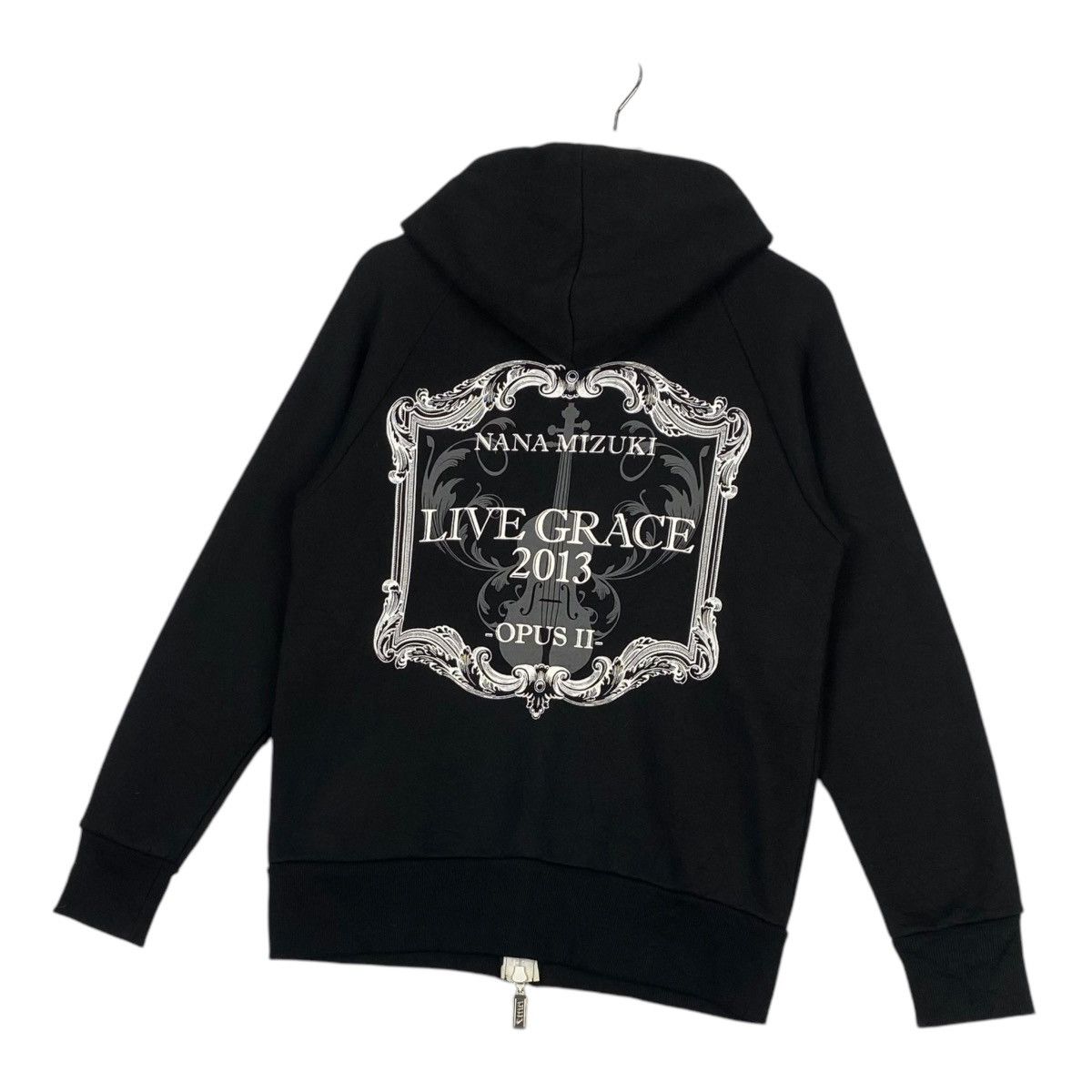 Designer × Vintage Vintage Nana Mizuki Full Zip Hoodie Embroidered Black Size US M / EU 48-50 / 2 - 7 Thumbnail