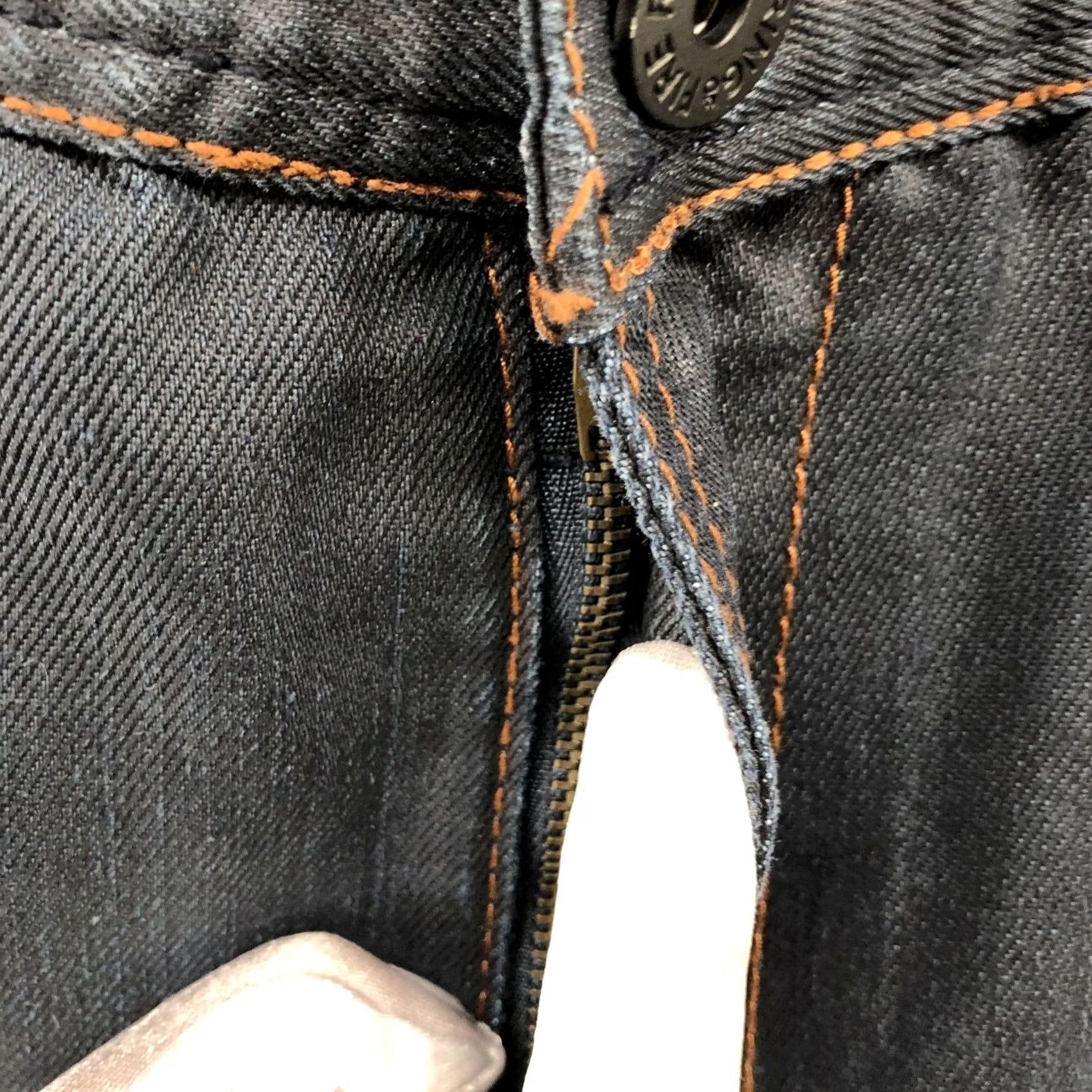 Ring Of Fire Ring Of Fire Slim Straight Jeans Mens 38x32 Dark Wash Blue Jeans 5-Pocket Denim Cotton Blend Regular Size Type Mens Size US 38 / EU 54 - 5 Thumbnail