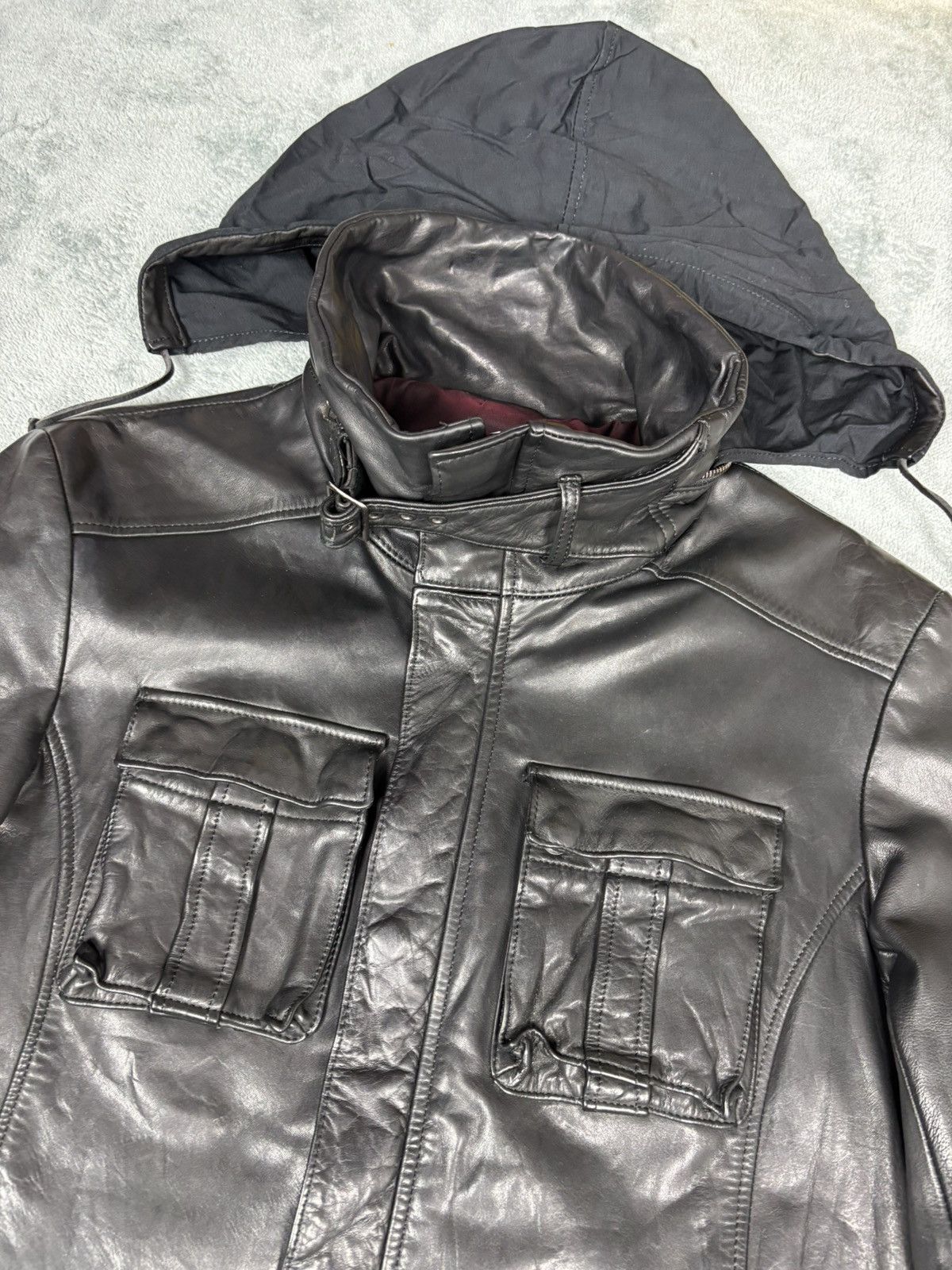Japanese Brand Kyoji Maruyama Leather Jacket. J102 Size US M / EU 48-50 / 2 - 6 Thumbnail