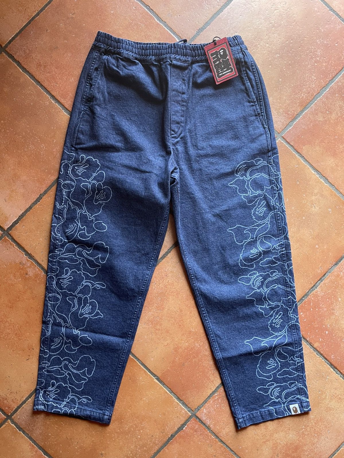 Bape Bape 30th Anniversary Indigo Denim Pants Size US 32 / EU 48 - 1 Thumbnail